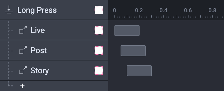 Add a move response under the Long Press trigger