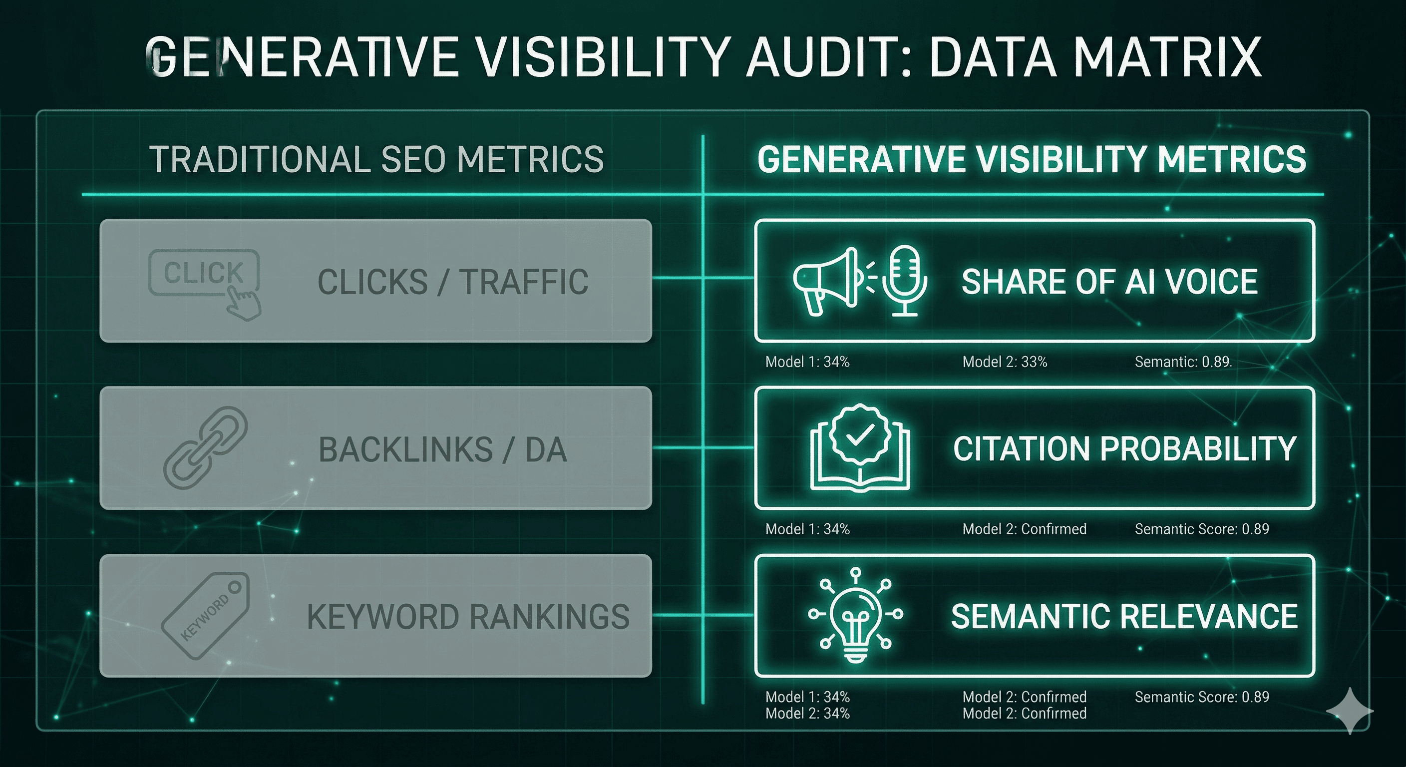 GENERATIVE VISIBILITY AUDIT: DATA MATRIX