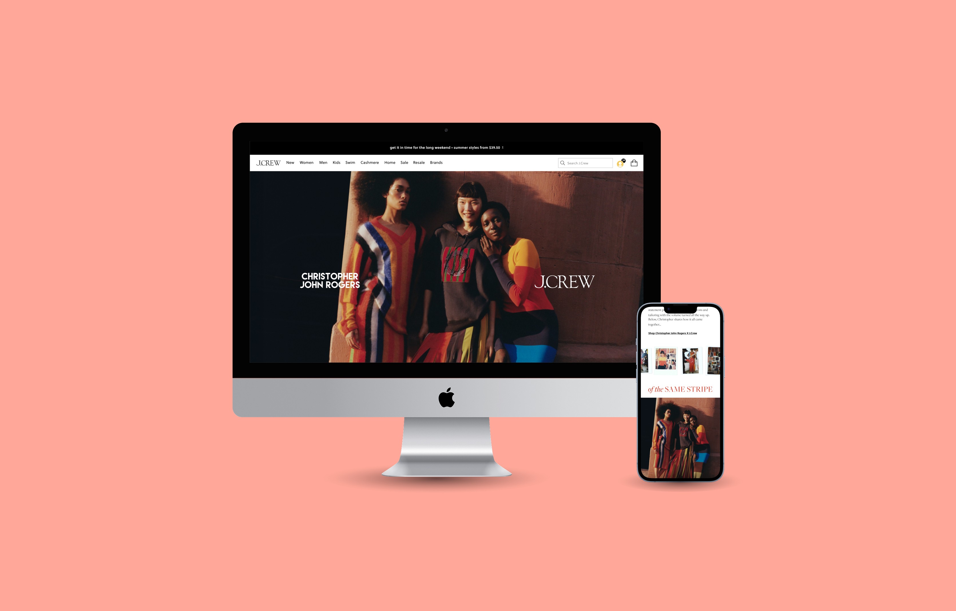 Minimalist coffee can design in hand – black and white packaging with bold typography