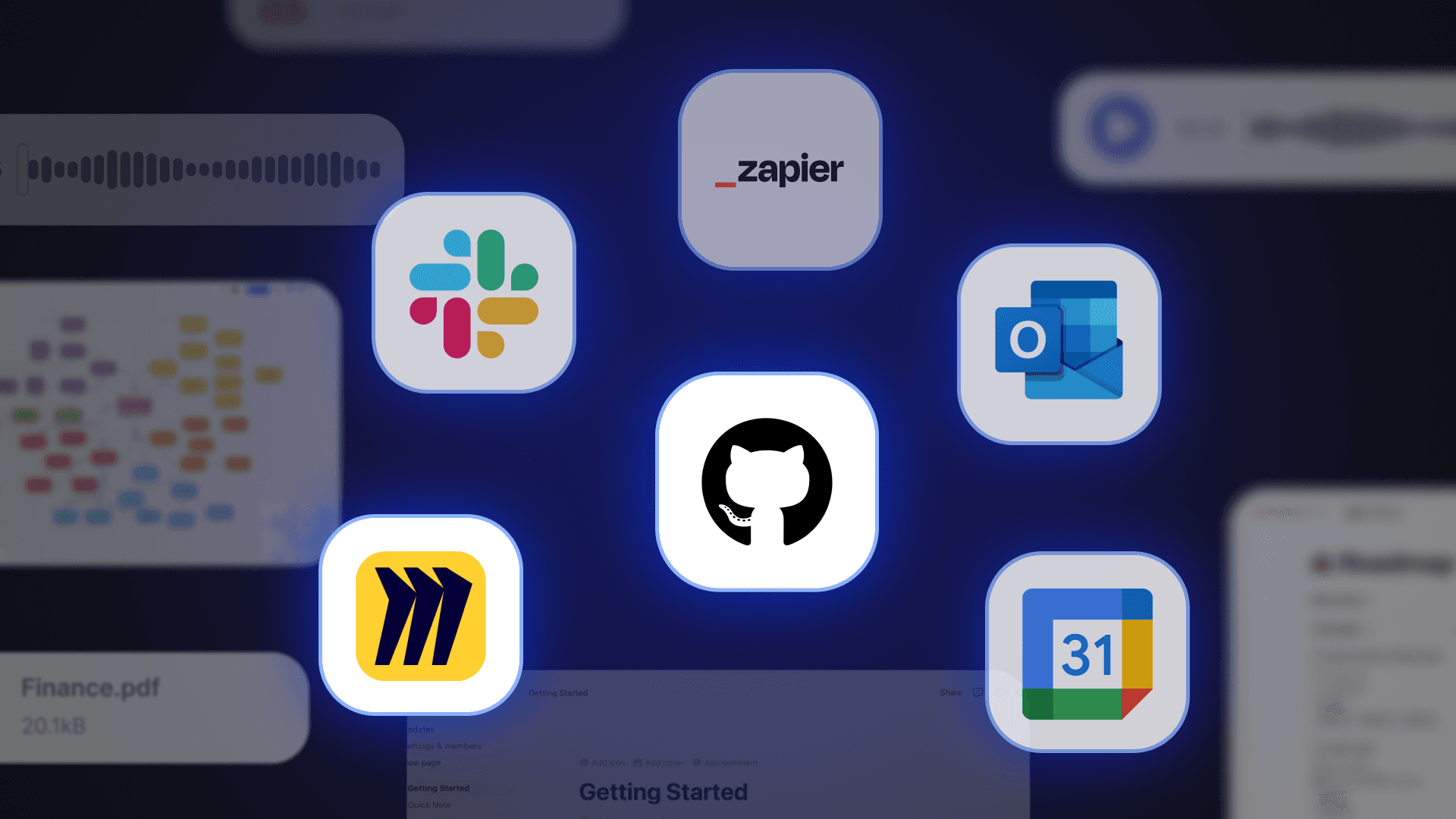 Image of Multiple Integrations inside of SoWork