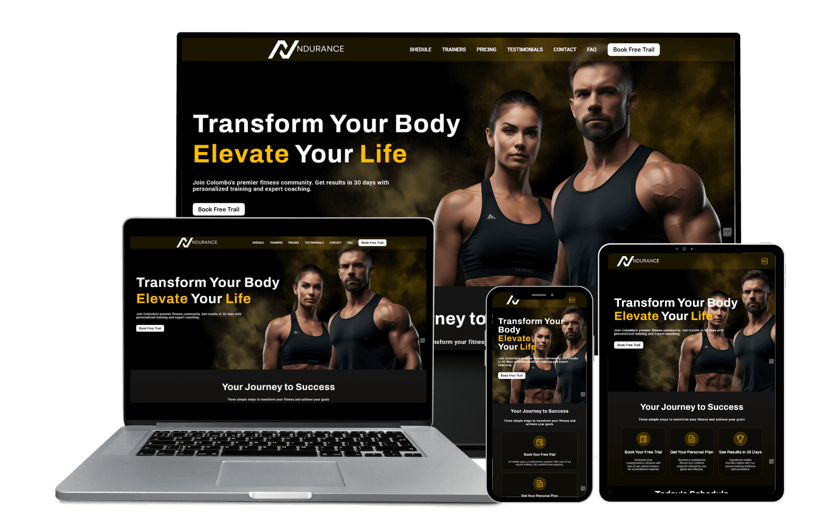 “Responsive website design for a luxury vehicle interior modification company showcasing elegant visuals across desktop, tablet, and mobile screens — an example of how professional web design can improve user engagement and achieve higher ranking my website in Google Search.”