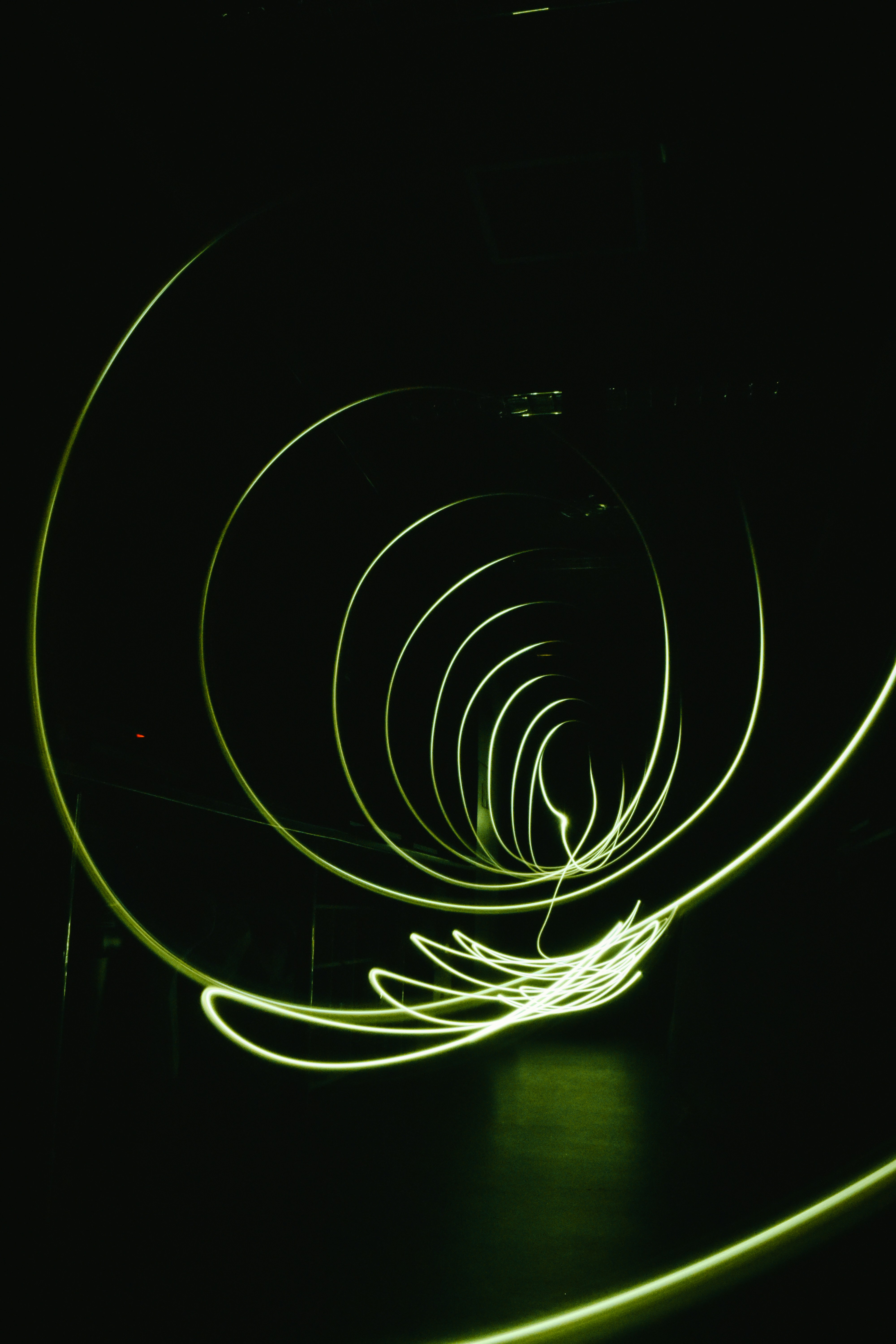 an abstract black background with wavy lines