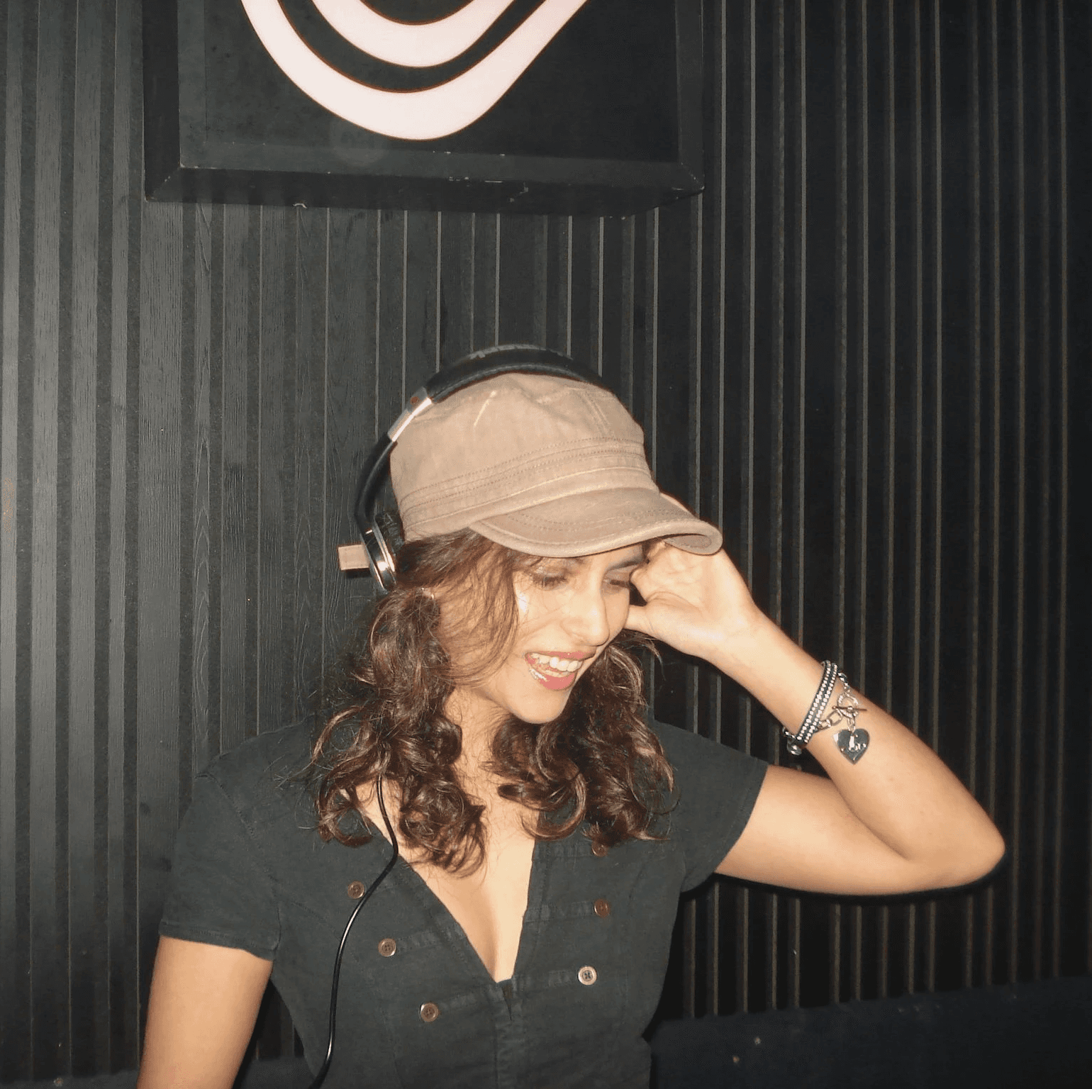 Talia DJing at Tola Peckham