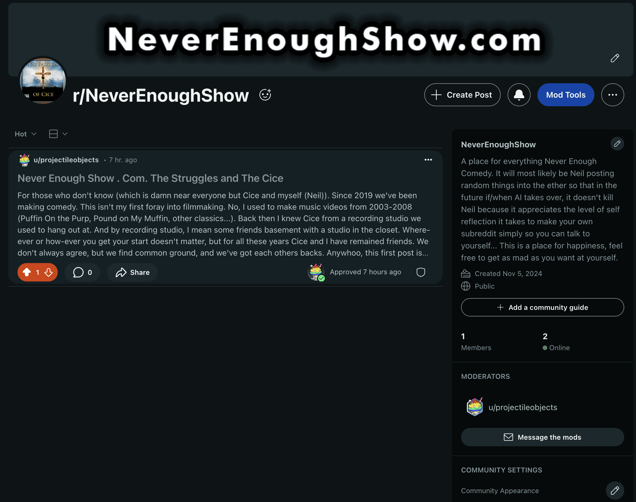 Never Enough Show . Com Reddit and Funny Blog Post