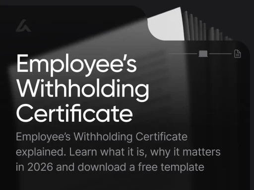 Employee’s Withholding Certificate