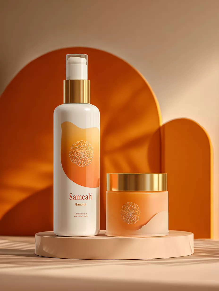 two skincare products