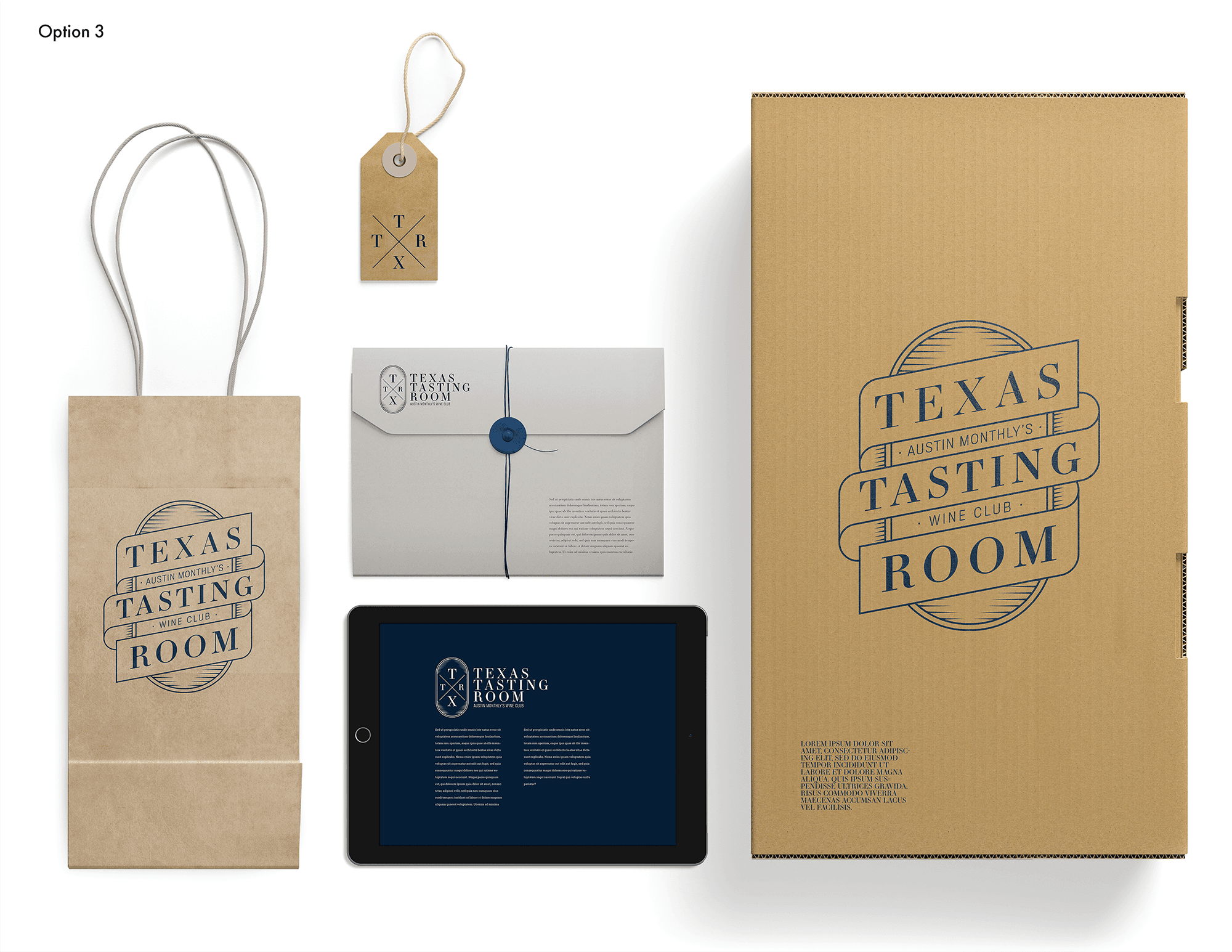 Texas Tasting Room Logo Mockups