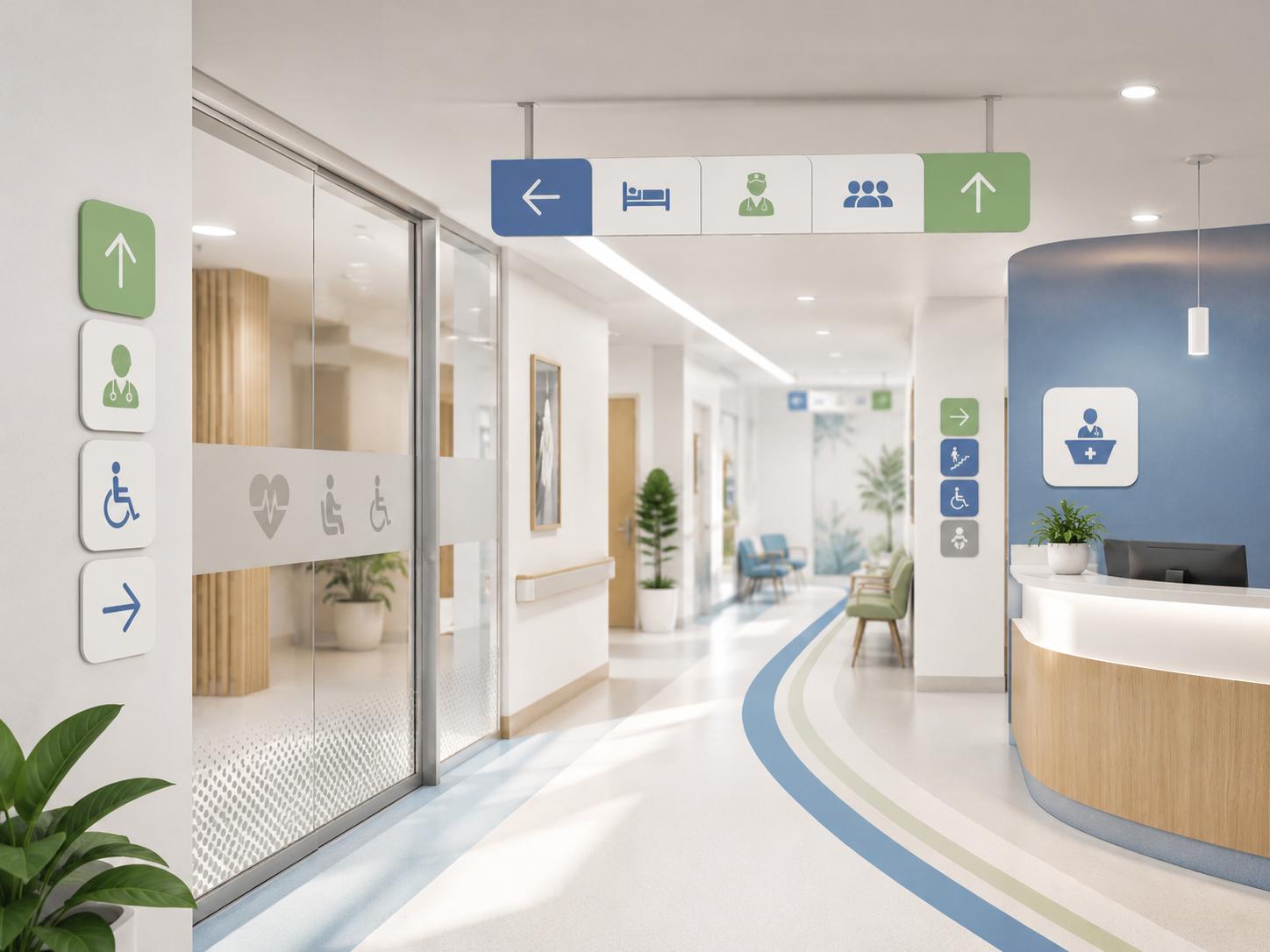 醫療空間指引標識 Healthcare Wayfinding Signage