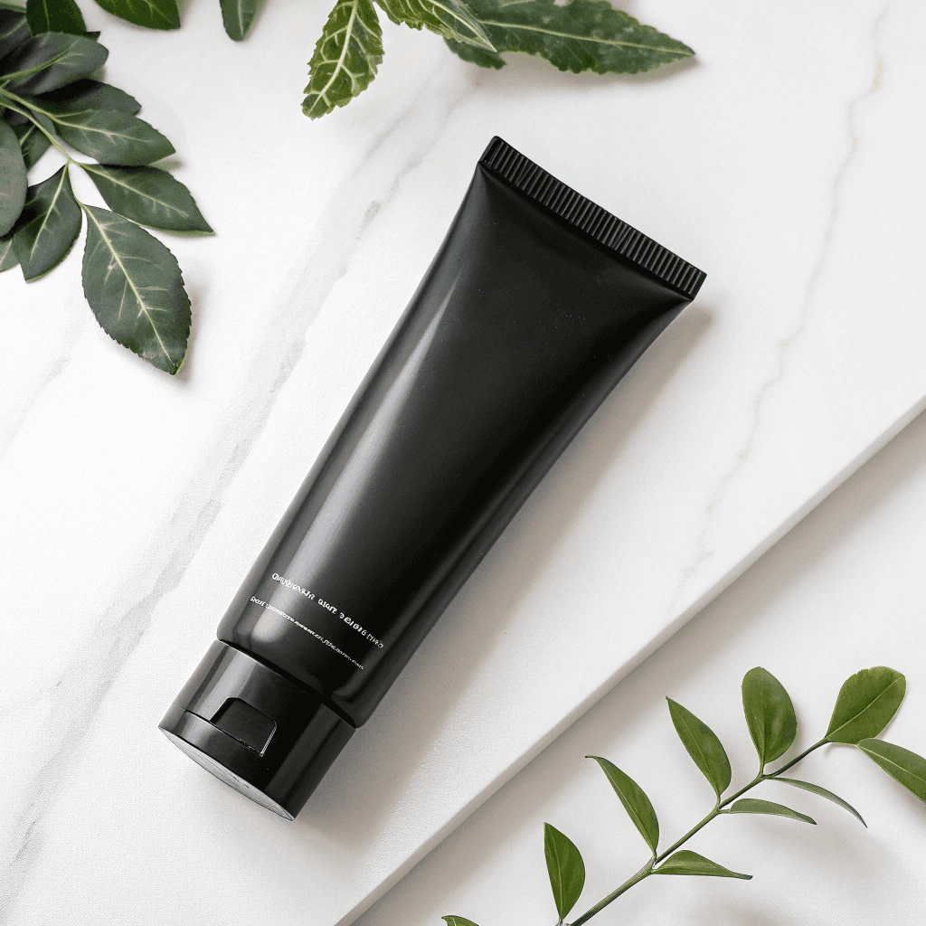 pair of blue-and-brown adidas low-top sneakers on white board