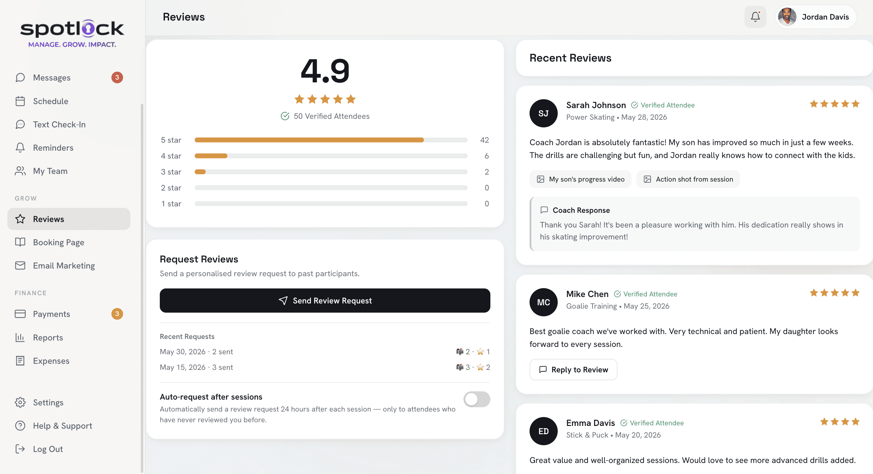 SpotLock product screenshot
