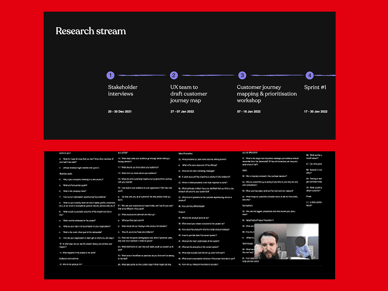 tax-free.no planning and stakeholder interviews