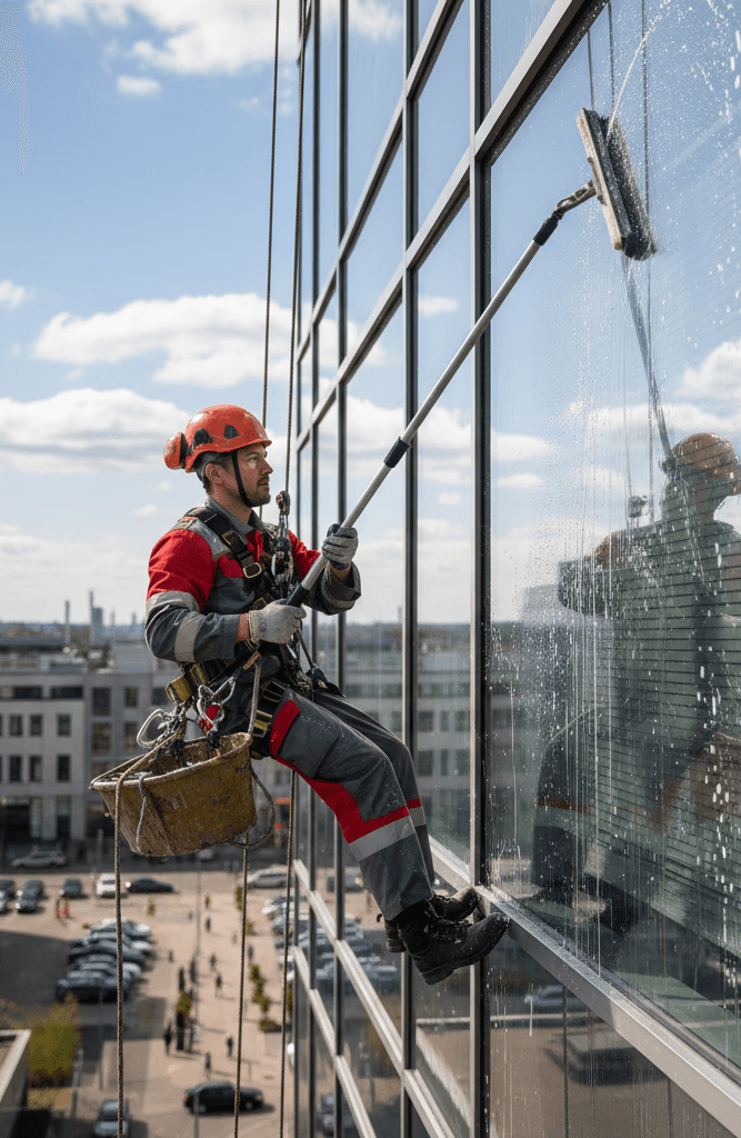 Glas- und Gebäudereiniger einstellen