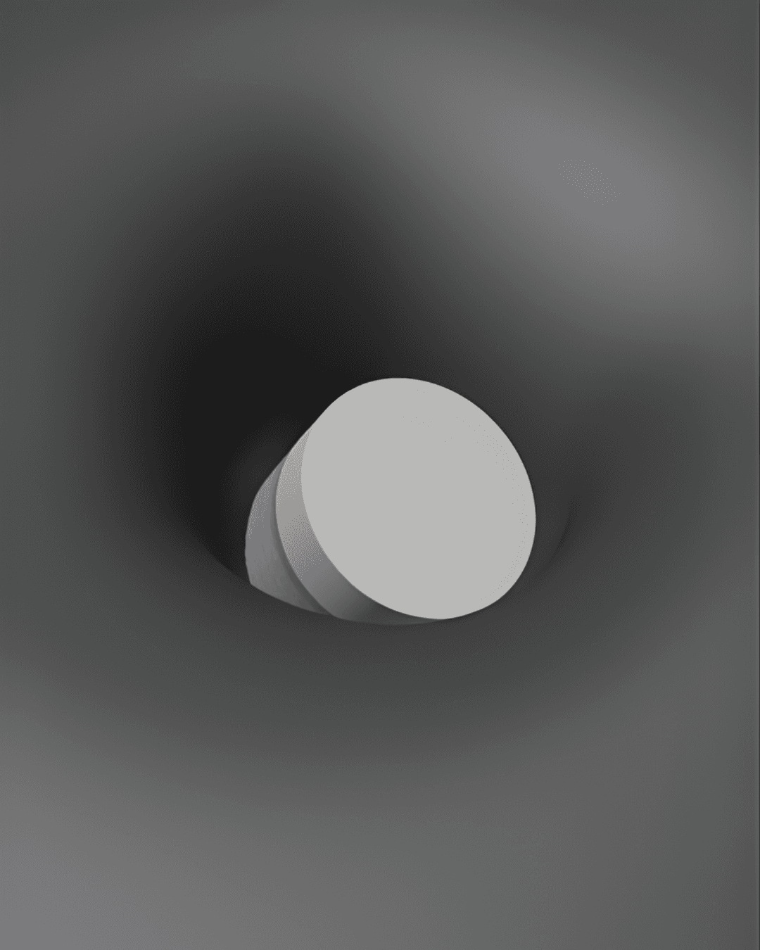 A technical render focuses on the "dent" physics of a single jar pressing into the dark gray base mesh