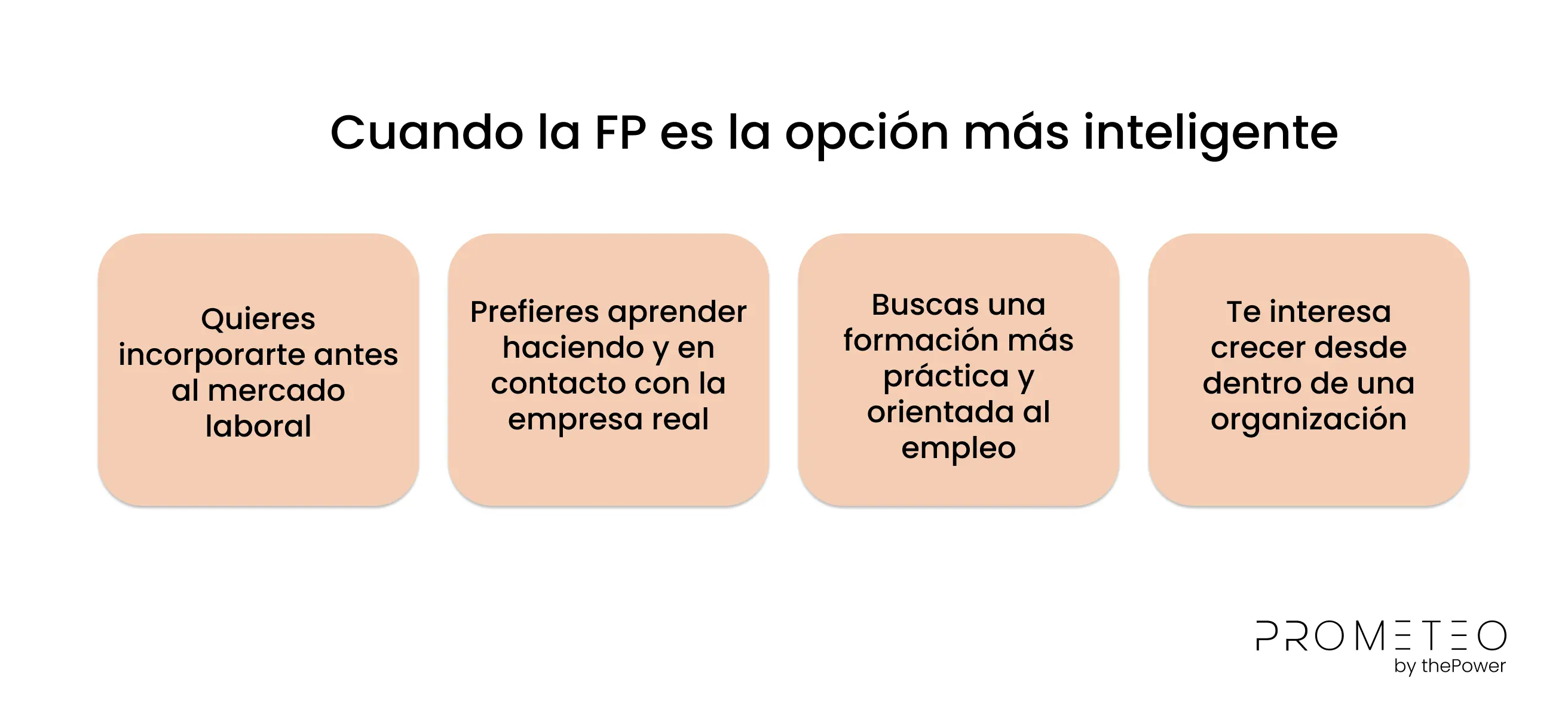Cuando la FP es la opción más inteligente