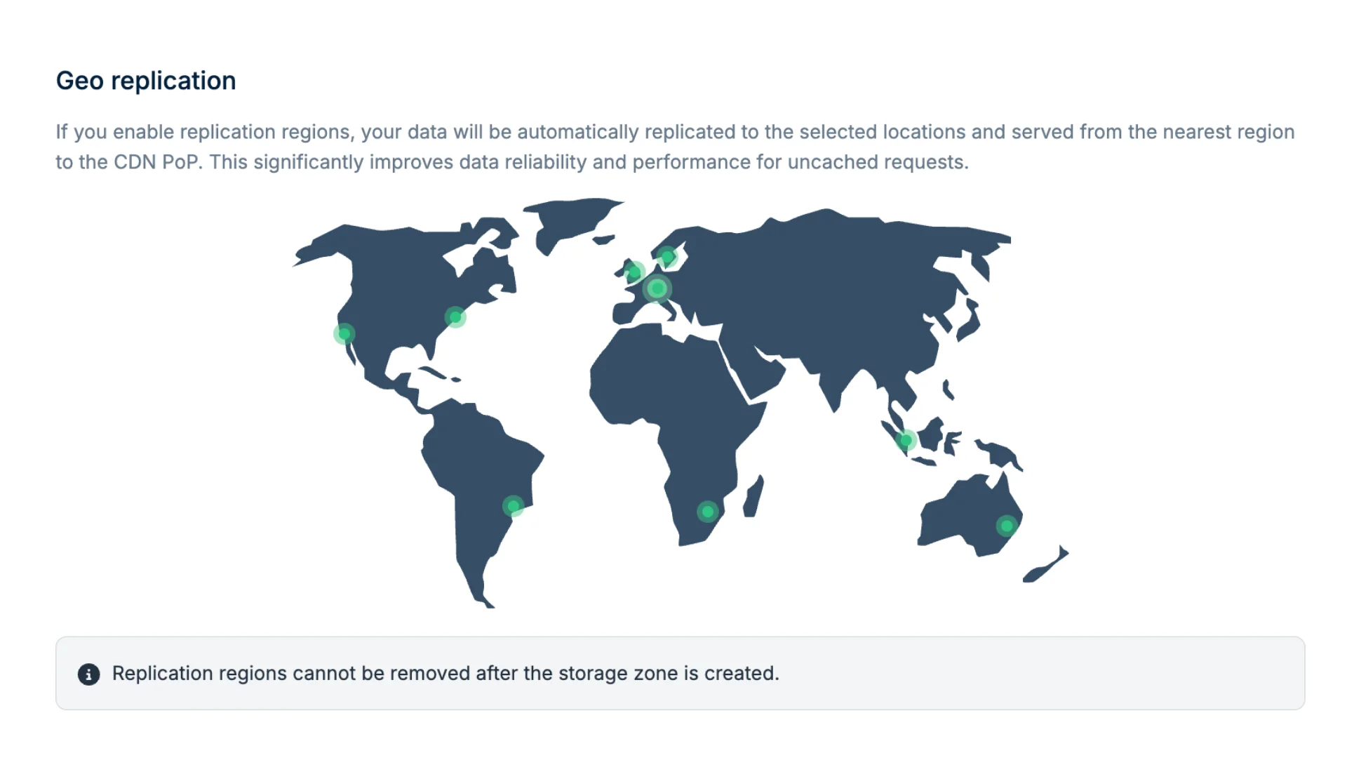 carte du monde illustrant le CDN Framer