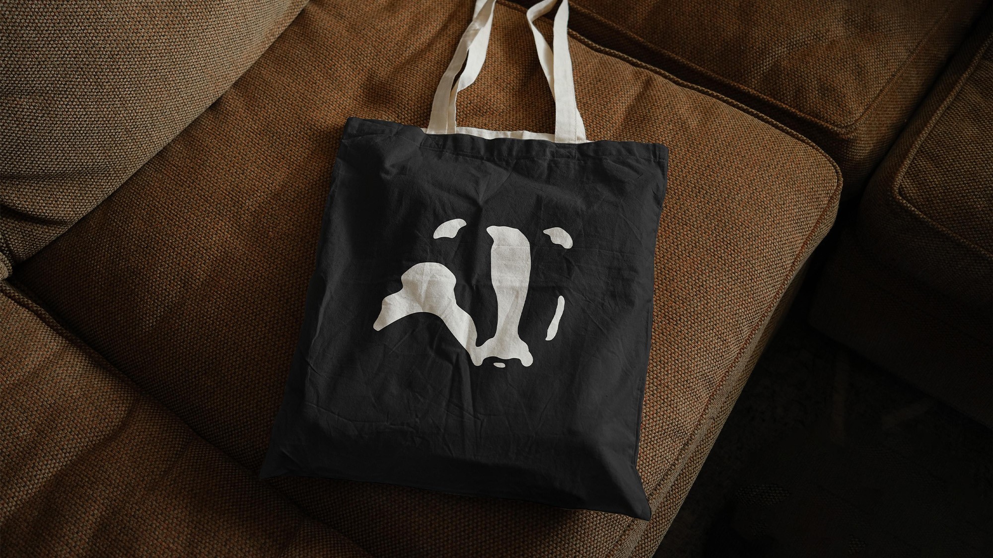 tipota design studio with peace cabin - design on new badger on a tote bag