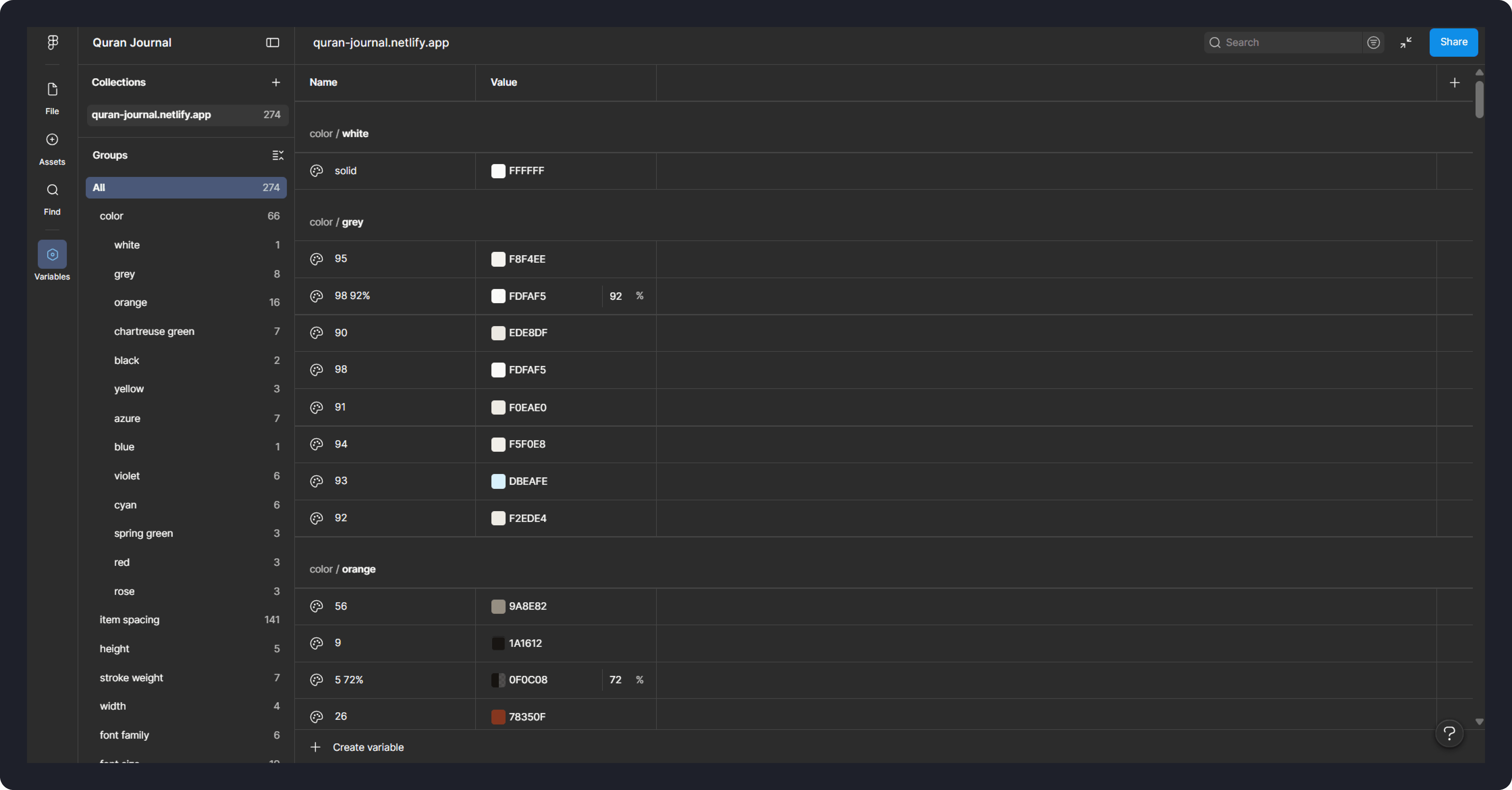 plugin resulted varaibles