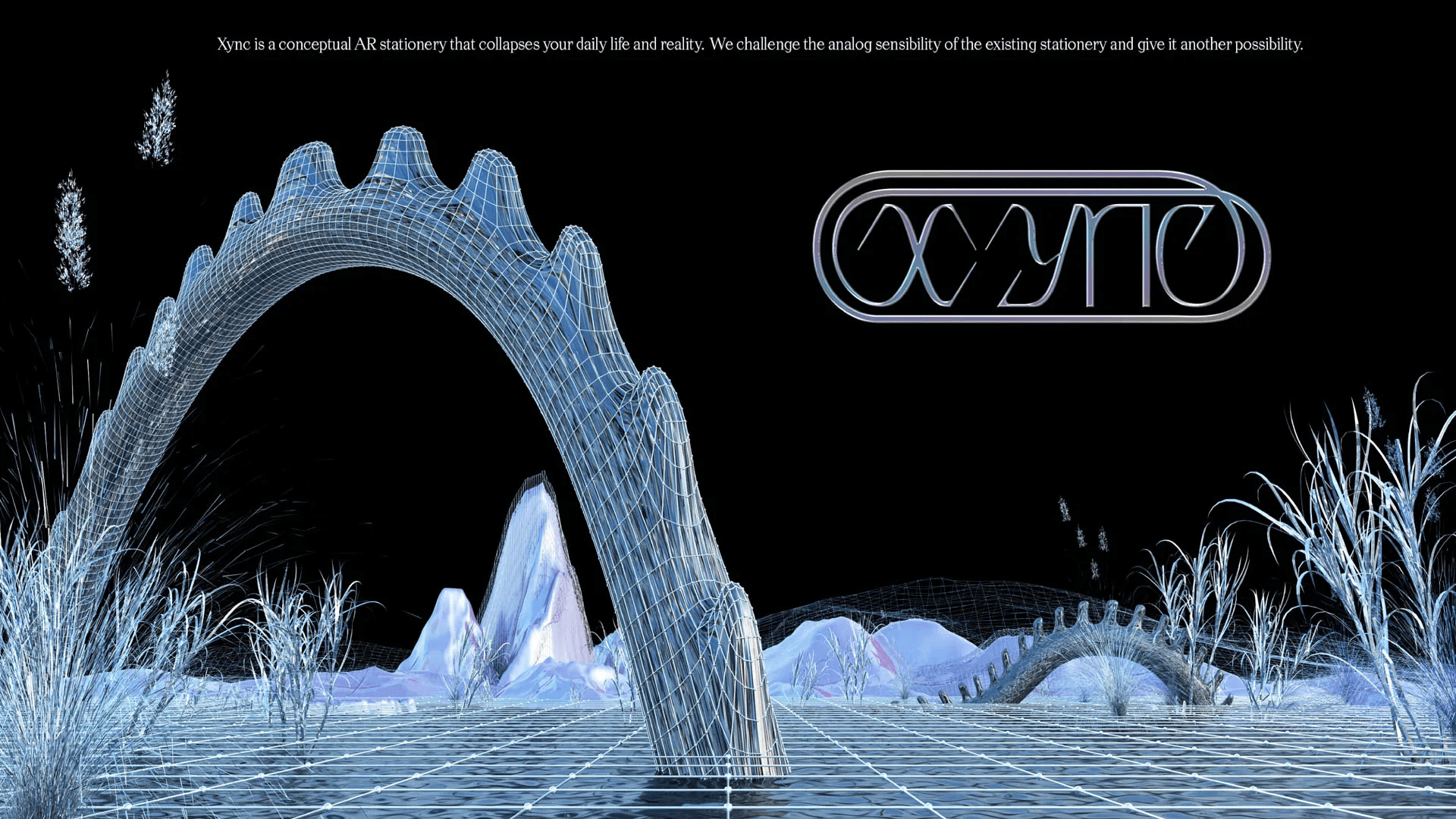 A futuristic typeface displayed in a fantasy landscape, blending imaginative elements and vibrant colors to create a visually captivating environment.