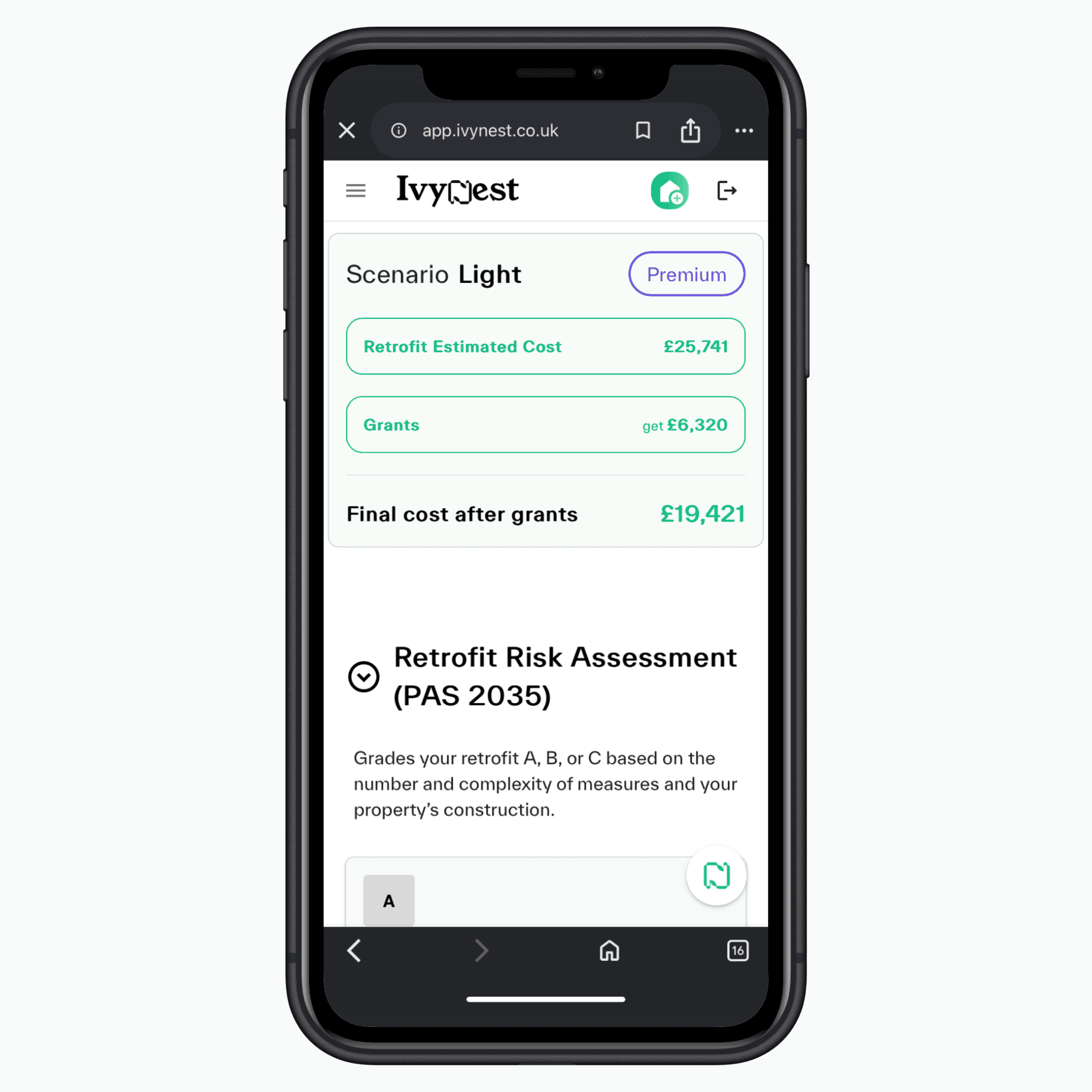 Ivynest retrofit scenario