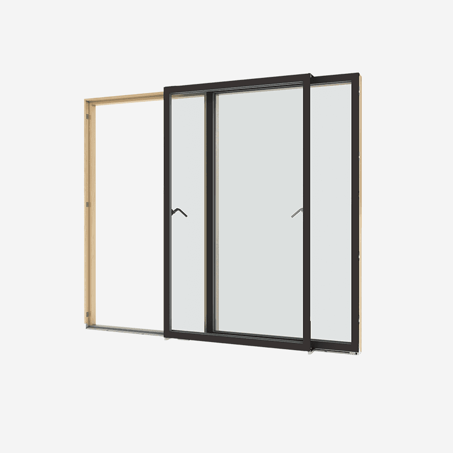 Classic Wood exterior window view