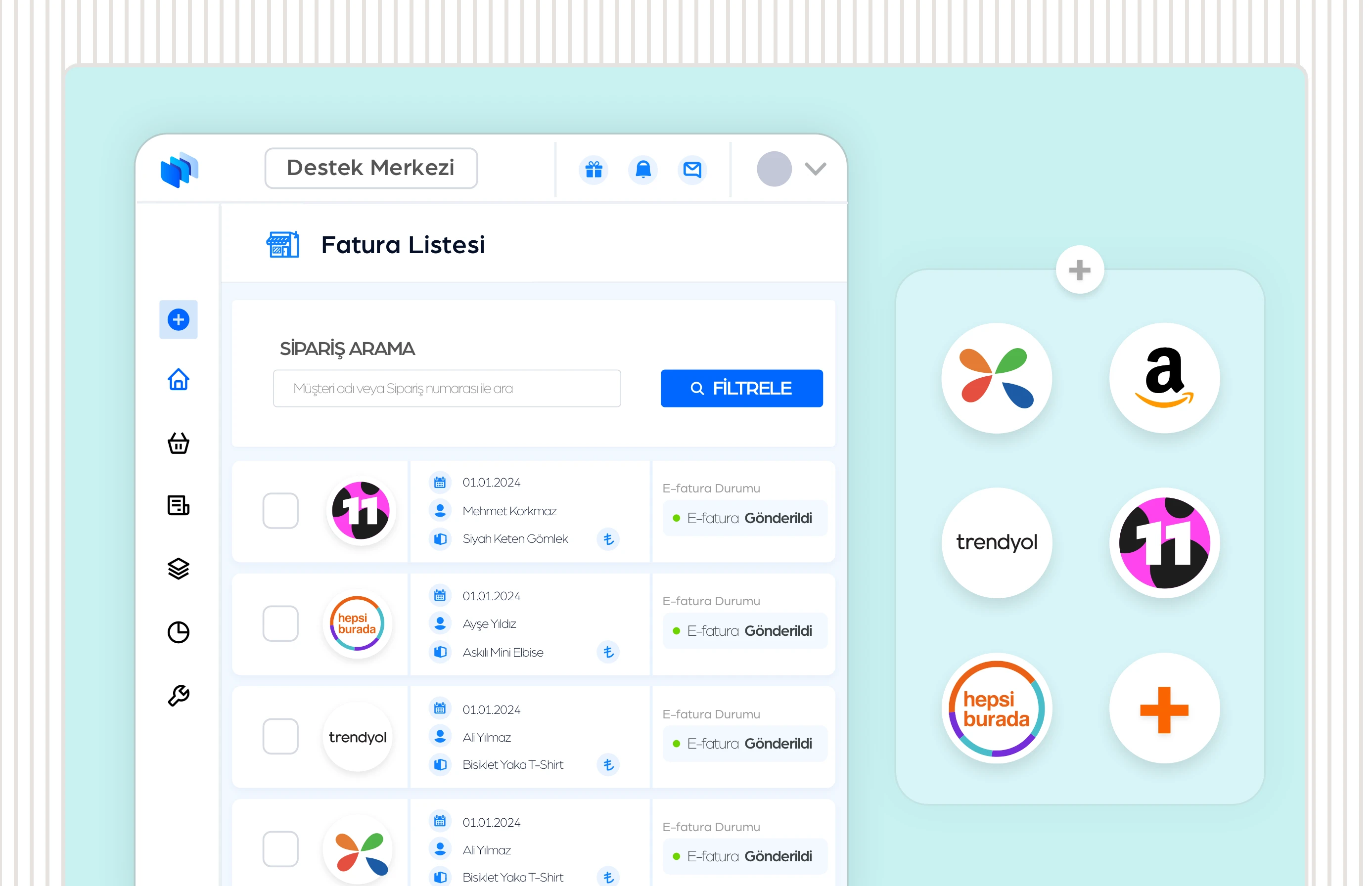profesyonel pazaryeri entegrasyonu