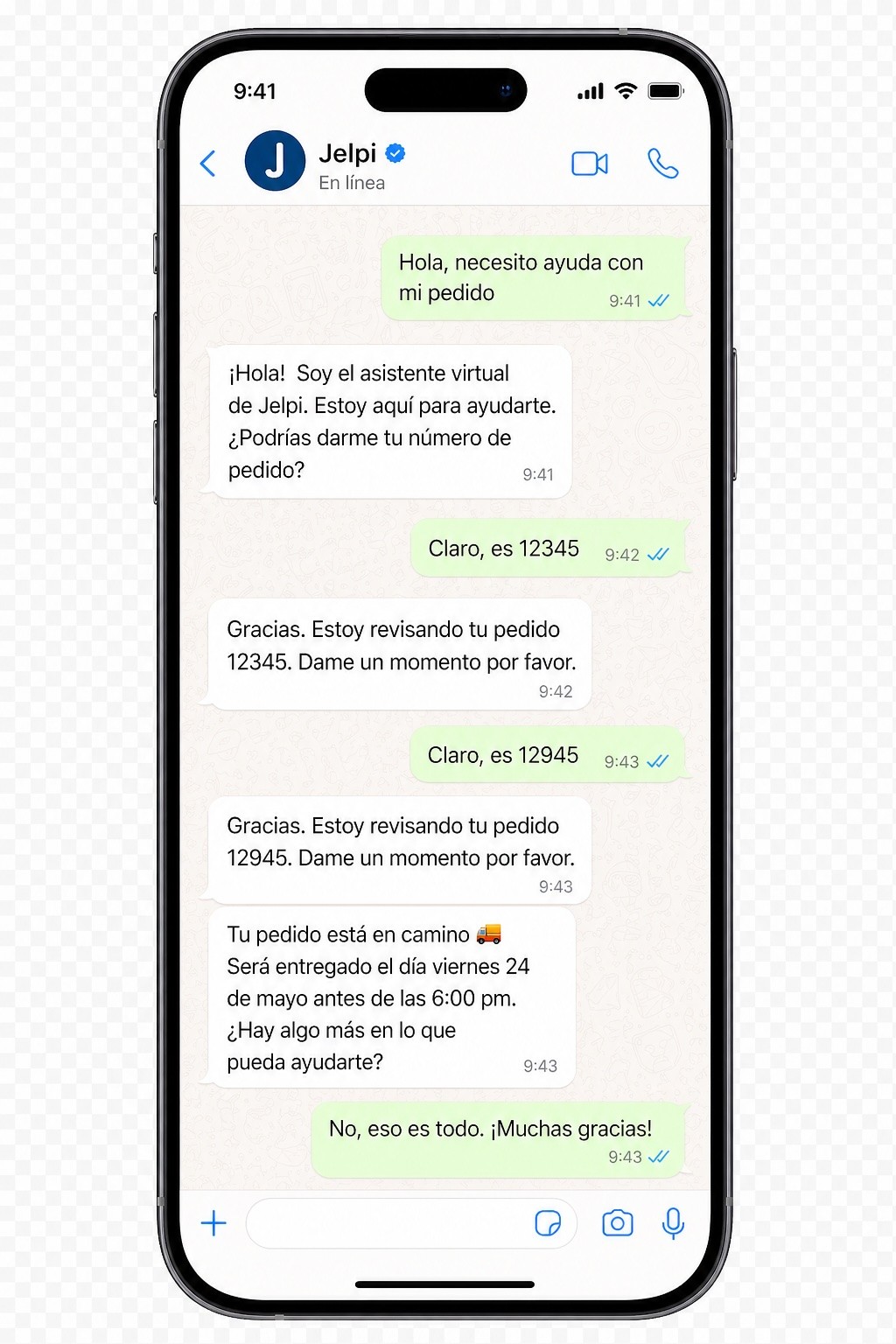 servicio 01 "Estilo conversacional
