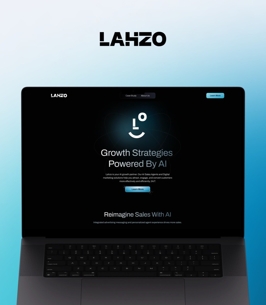 Lahzo website by AGR Studio