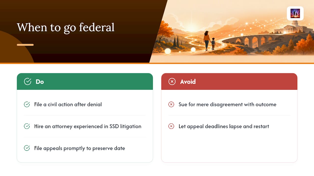 Federal court: the last resort — overview diagram