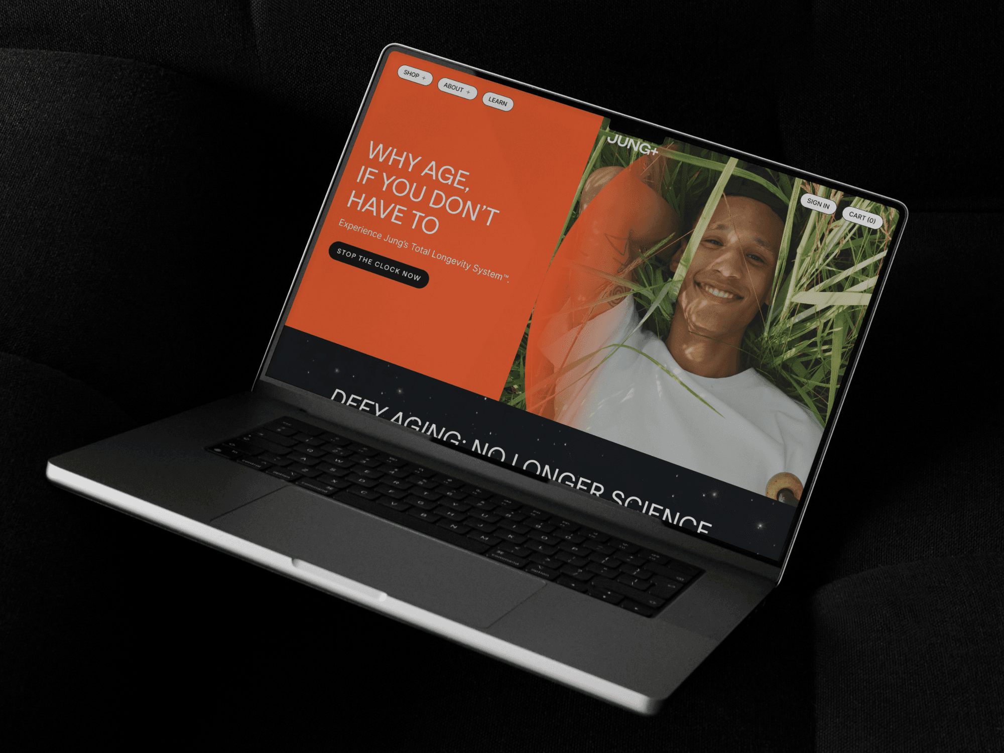 JUNG+ 长寿健康产品电商网站设计