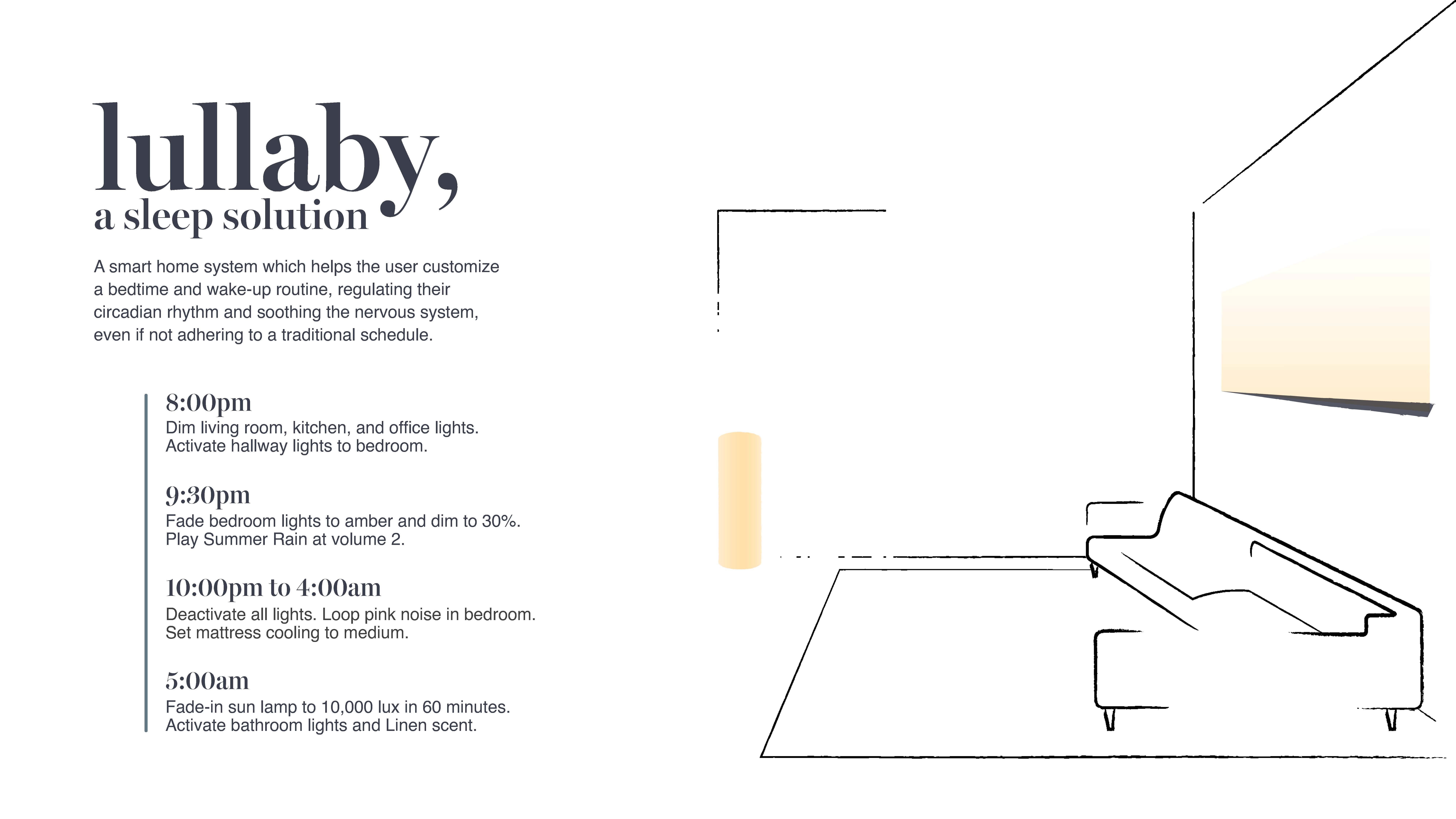 Dark stairway lit by system