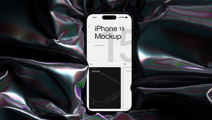 Sample website mobile created by Helix Studio showing basic layout before work