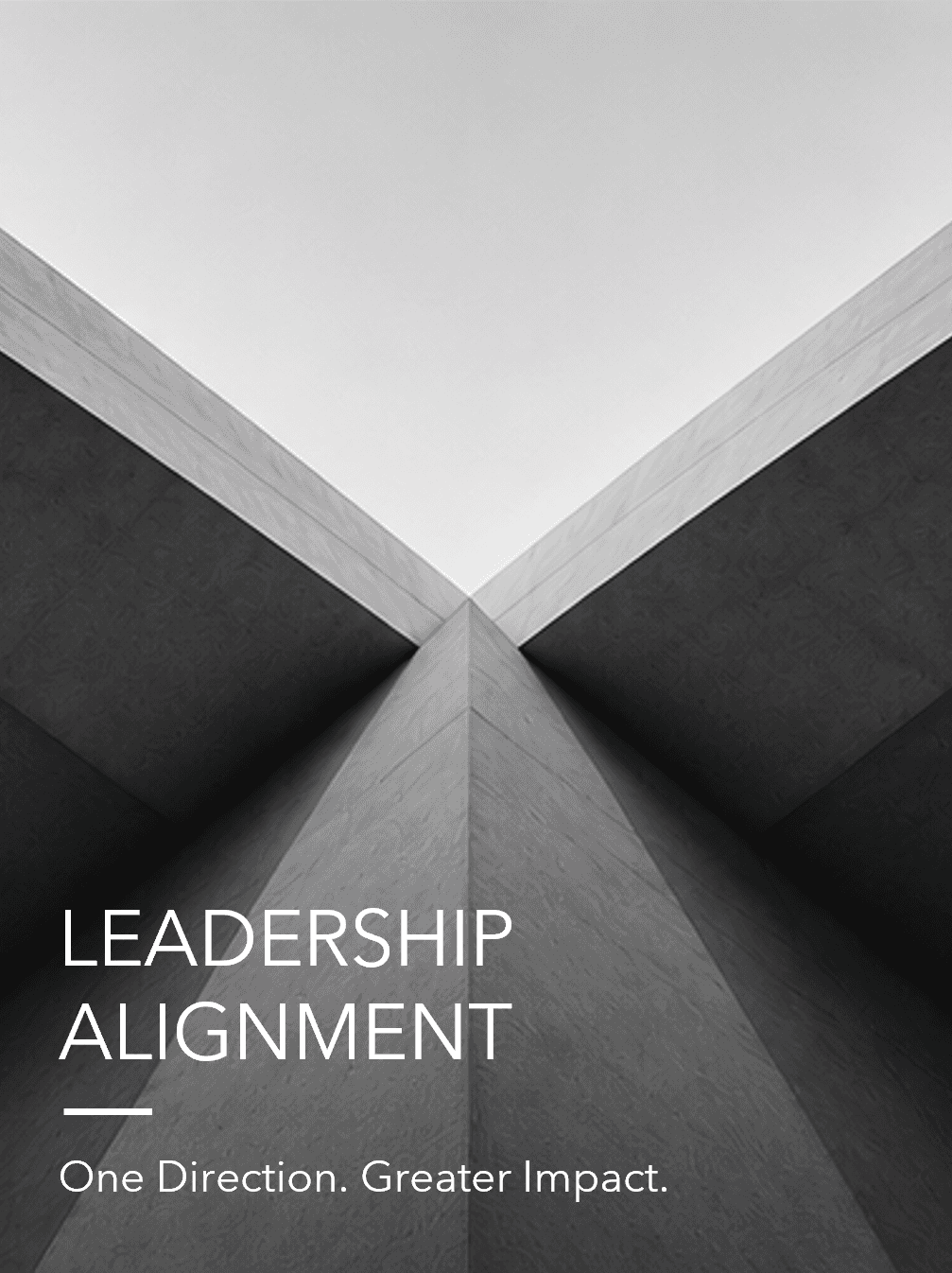 Converging architectural lines and forms moving towards a common focal point, representing alignment and shared direction.
