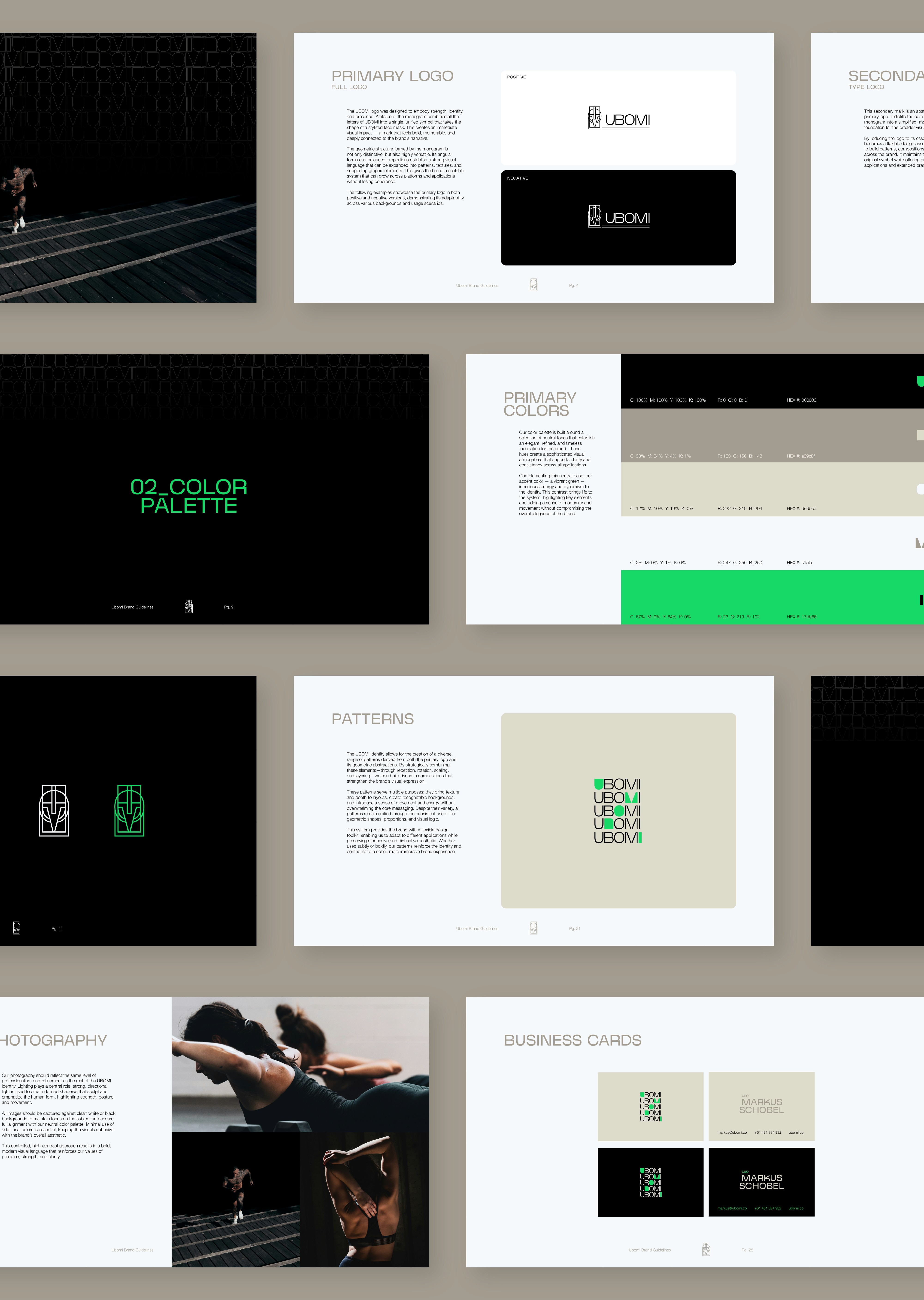 UBOMI Branding and visual identity