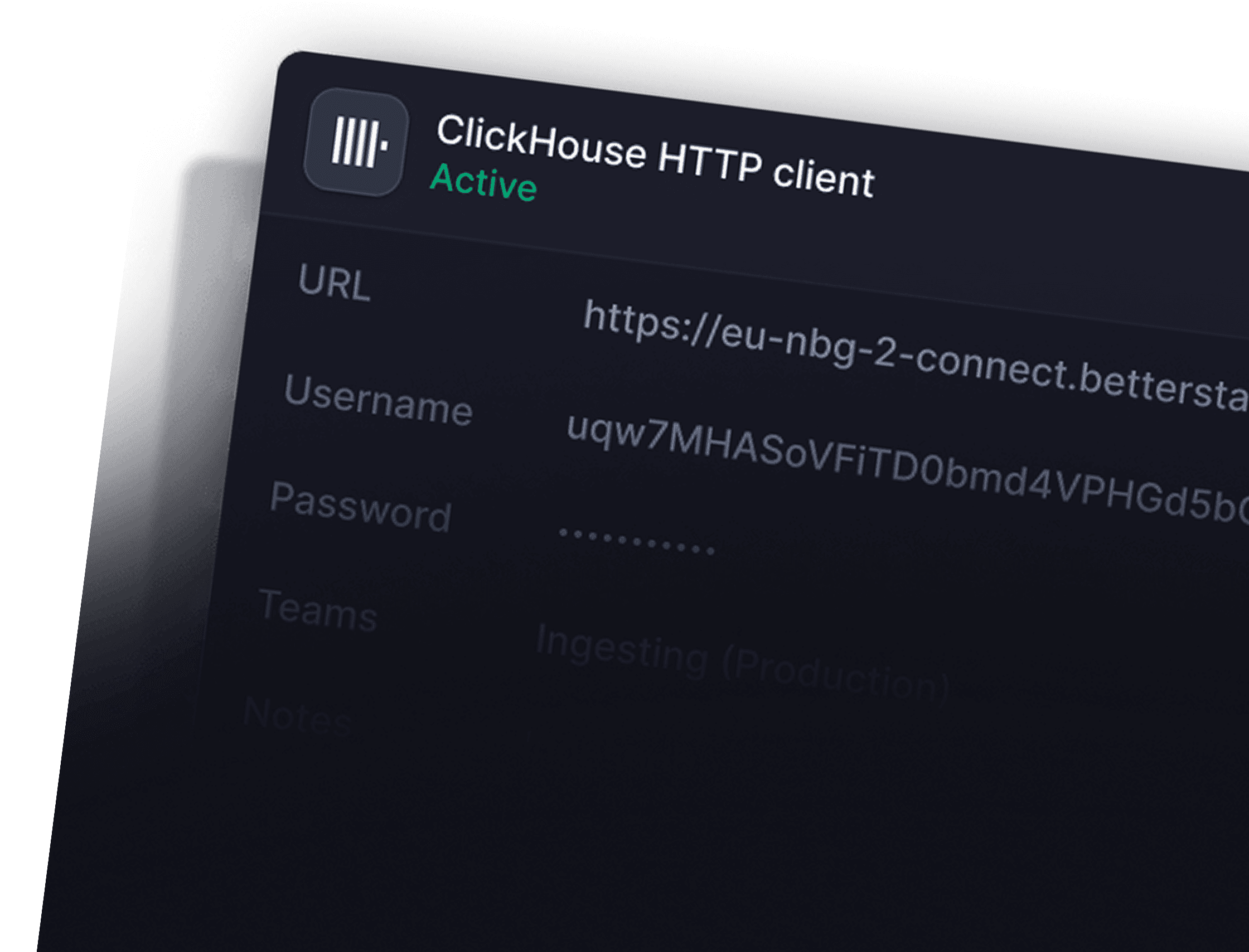 Visual representation of the ClickHouse HTTP client, highlighting its features for database interaction.