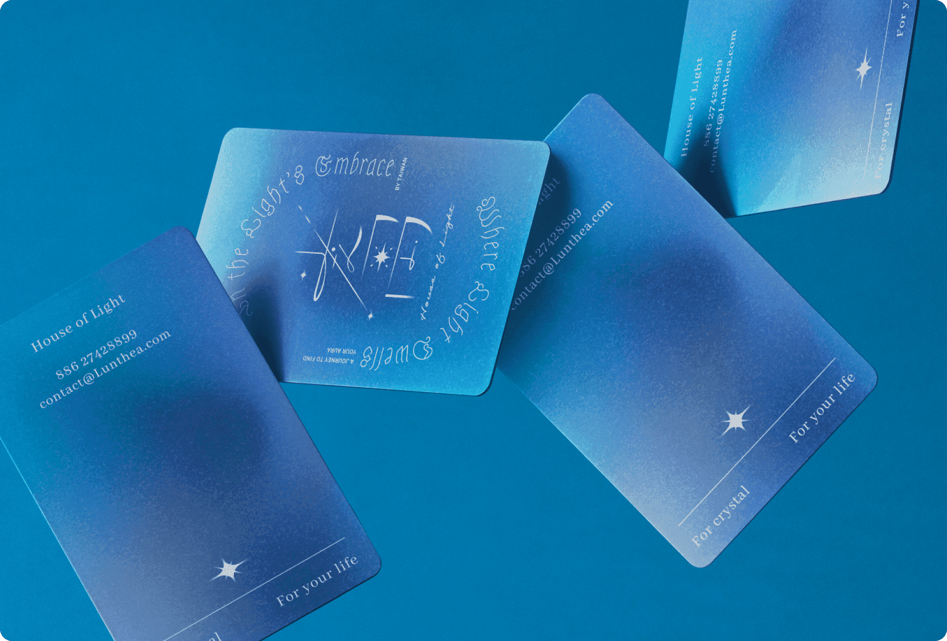 光之寓 水晶療癒 名片設計