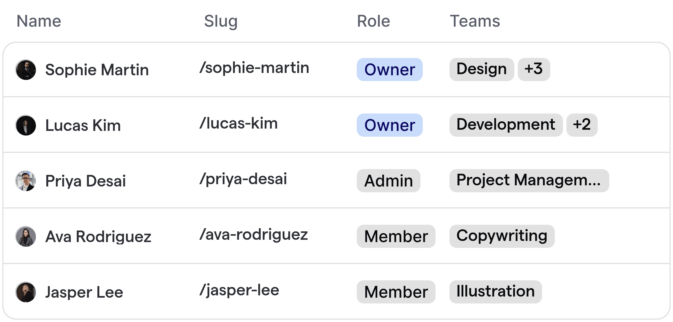 Automated routing for creative teams: assign bookings to design, development, PM, copy, or illustration.