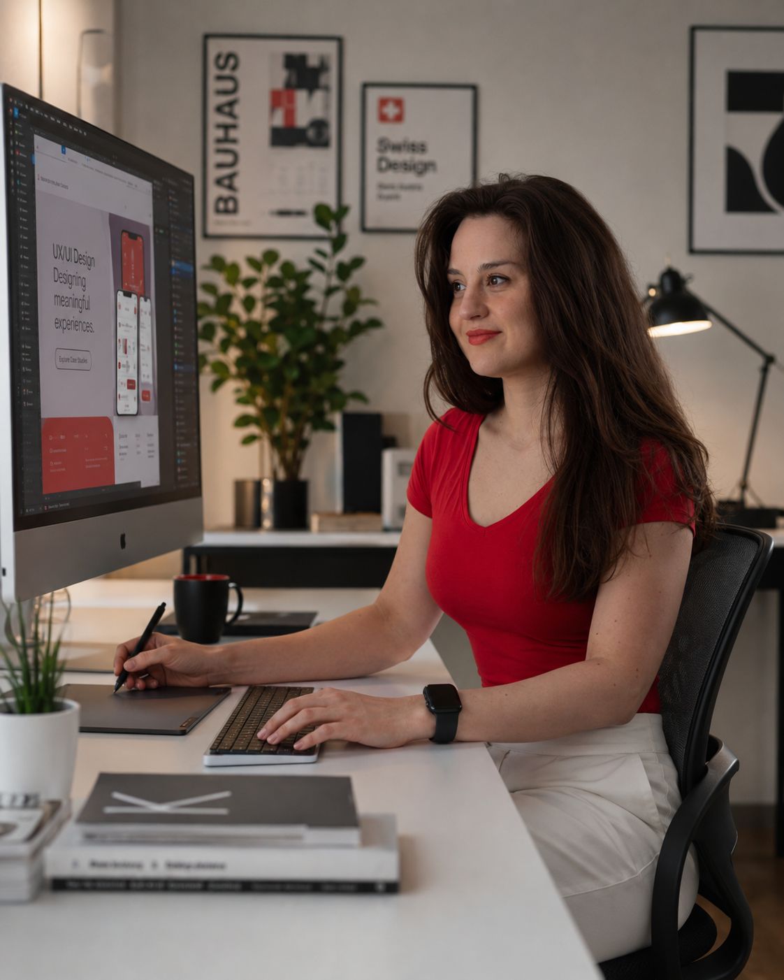 Katalin Bodi at work
