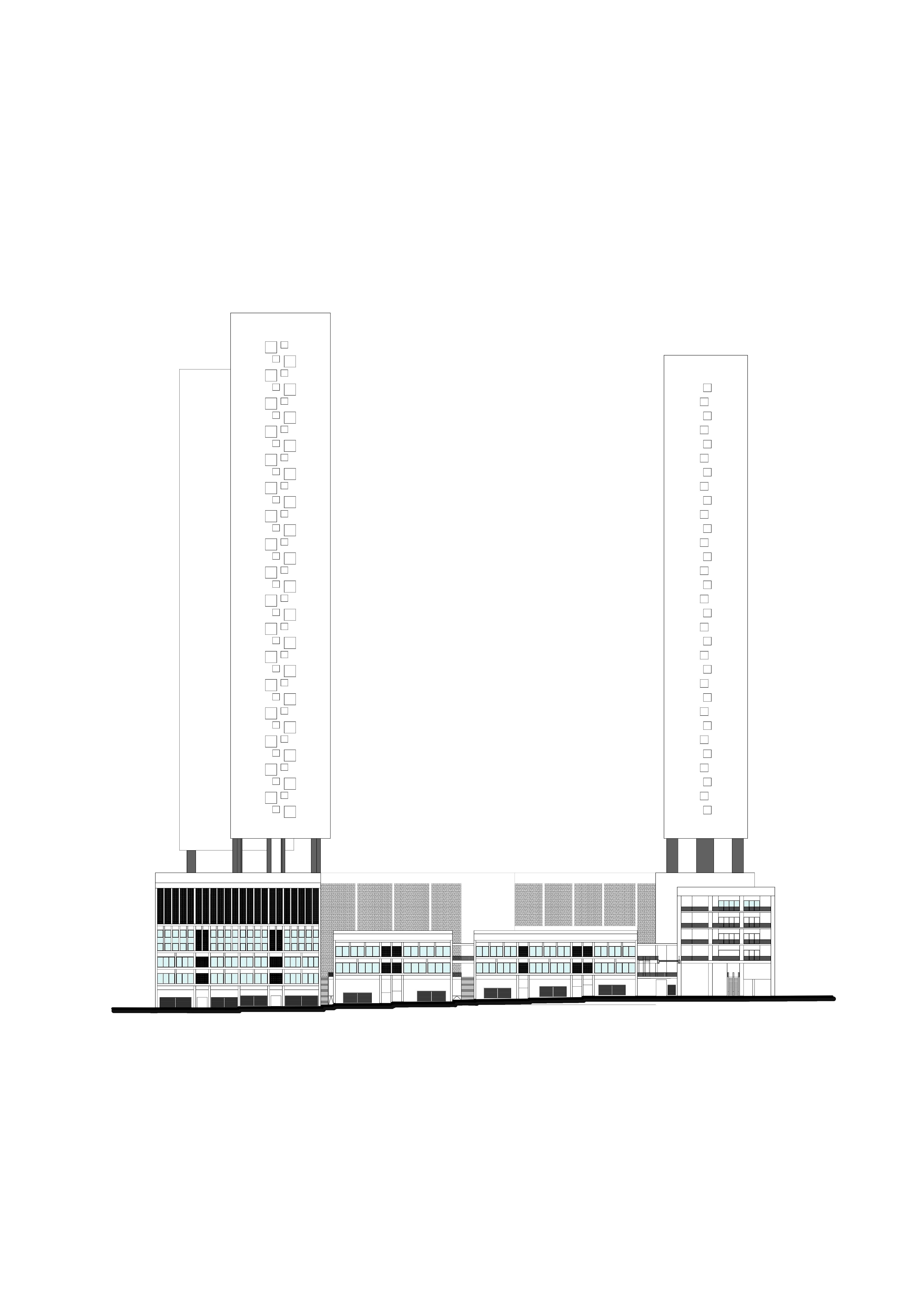 Architectural drawing of The Sqwhere project by Asima Architects