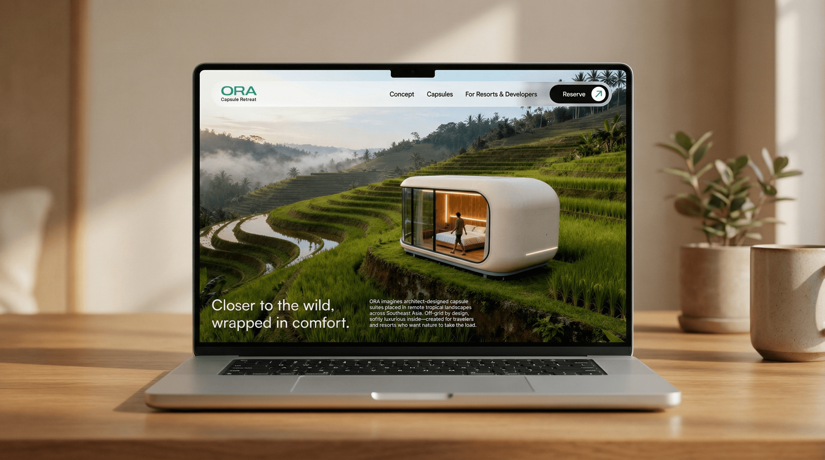 ORA Capsule homepage