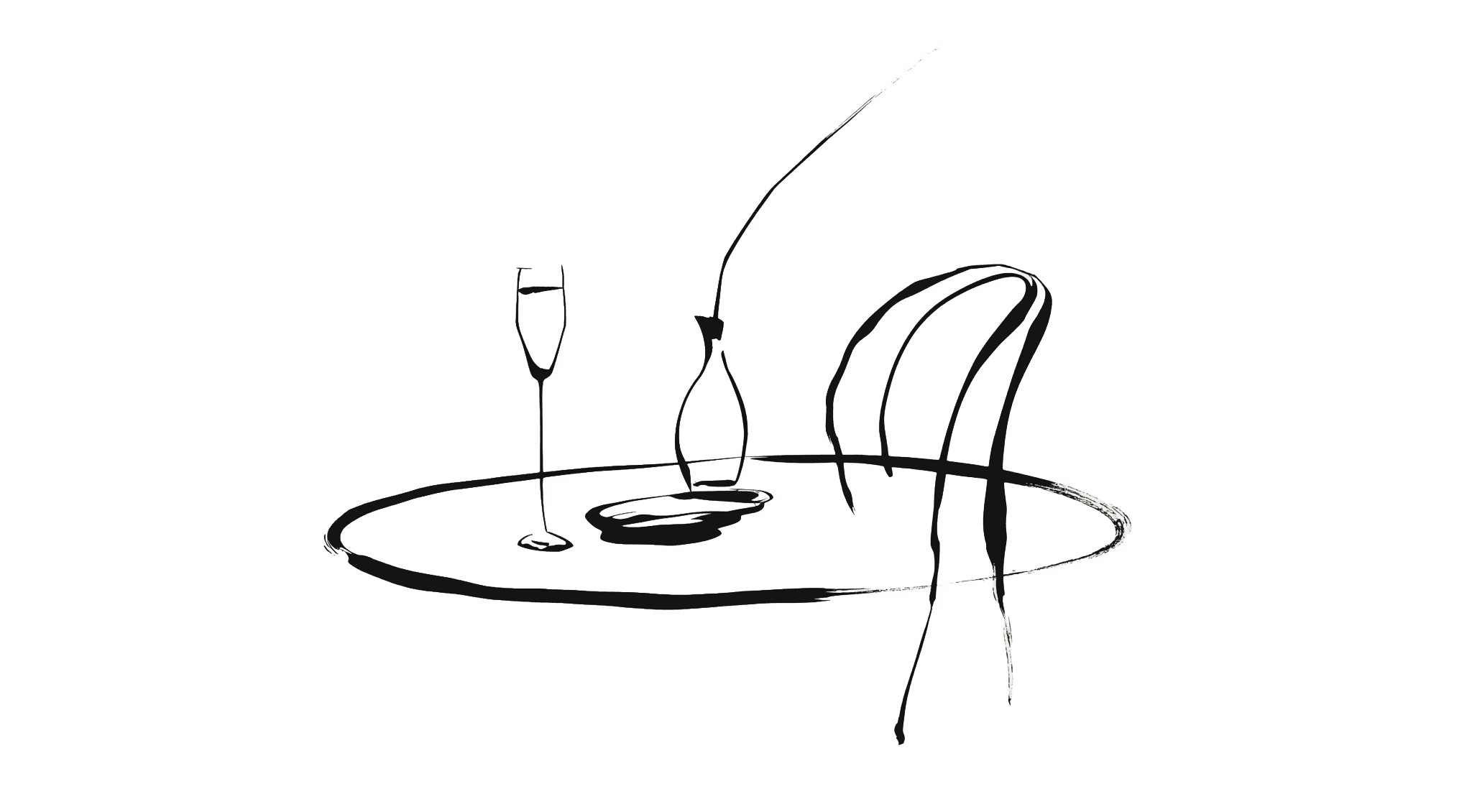 illustration of welcome drinks