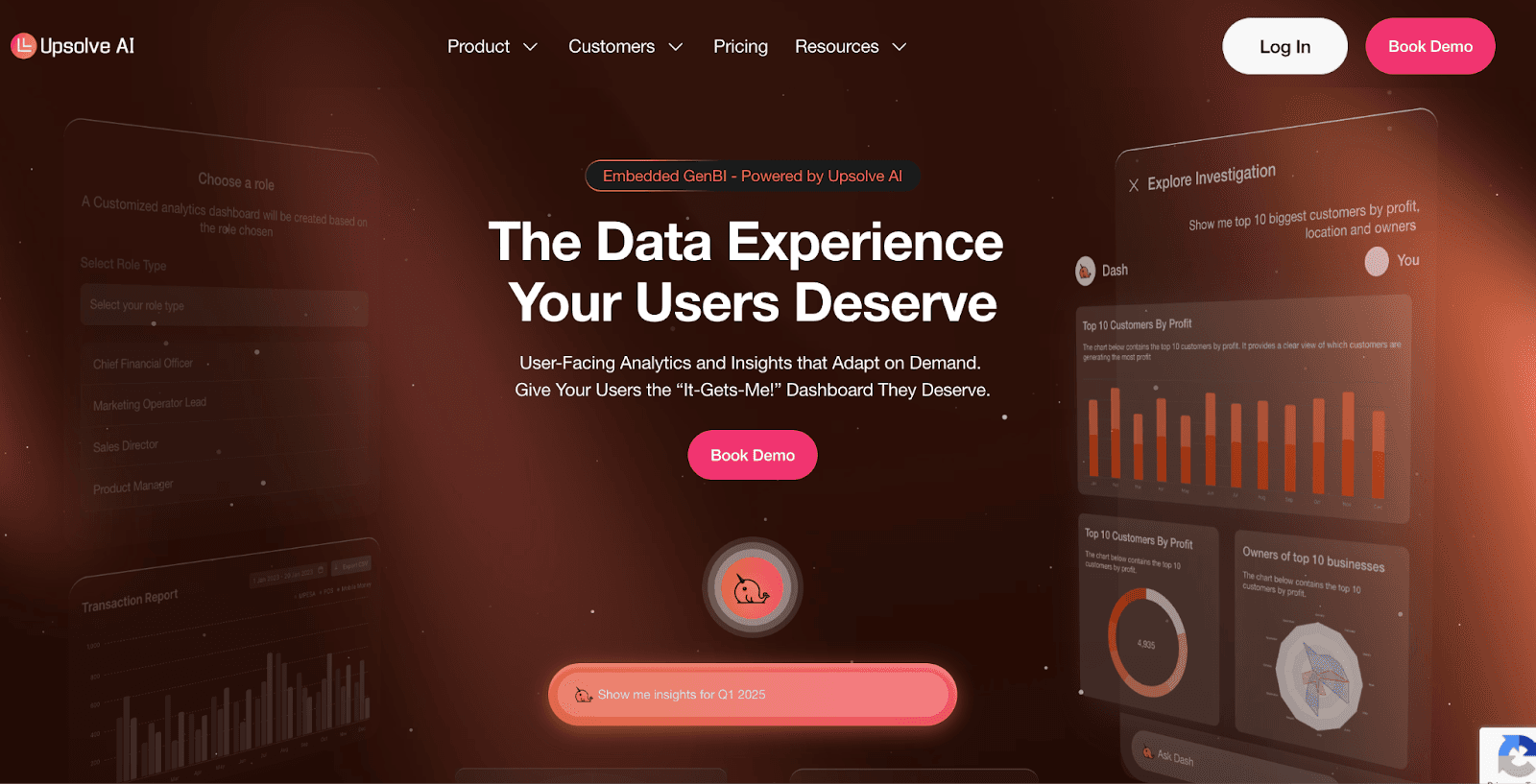 Upslove ai Home Page