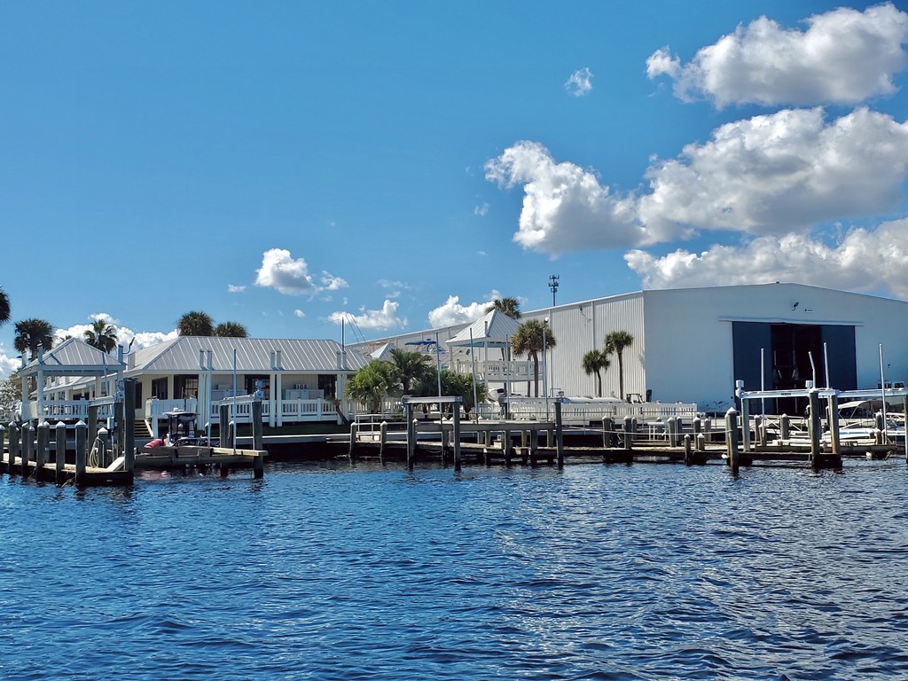 Taylor creek marina dry storage with docks