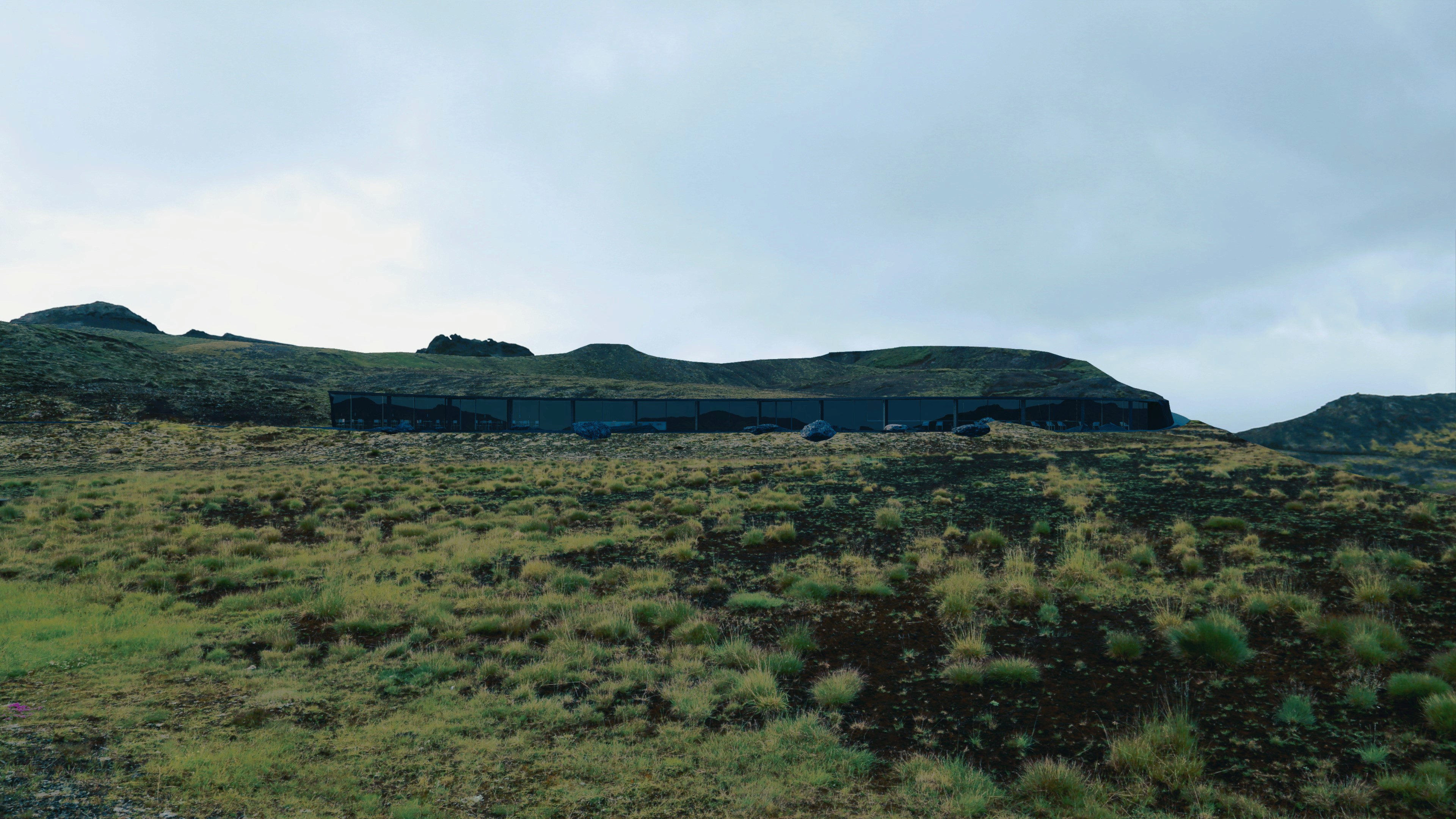 Lava field visitor center project