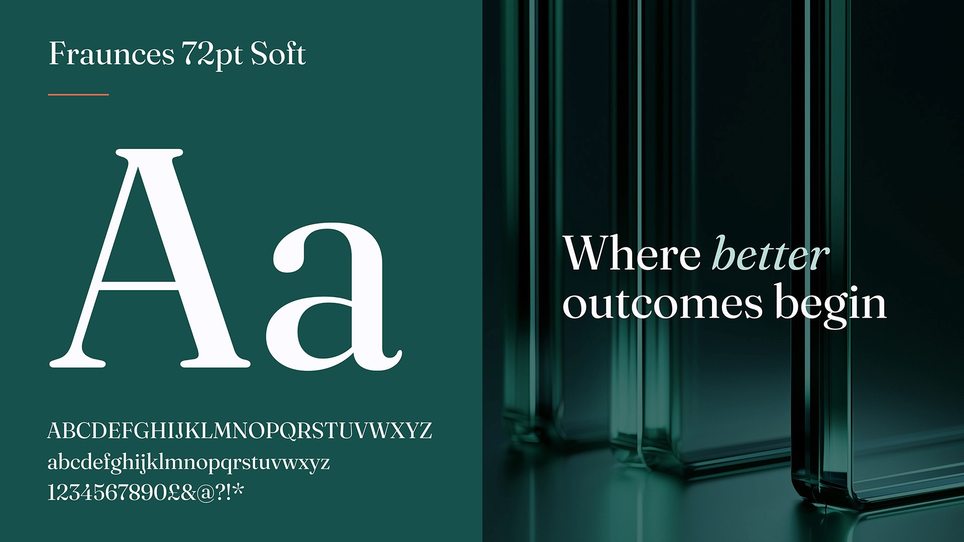 Can Did BD typography, Fraunces and Hanken Grotesk typeface pairing, by Huw Mathias.