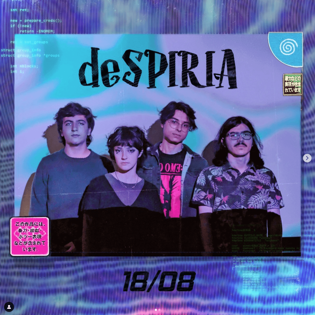 deSPIRIA band show