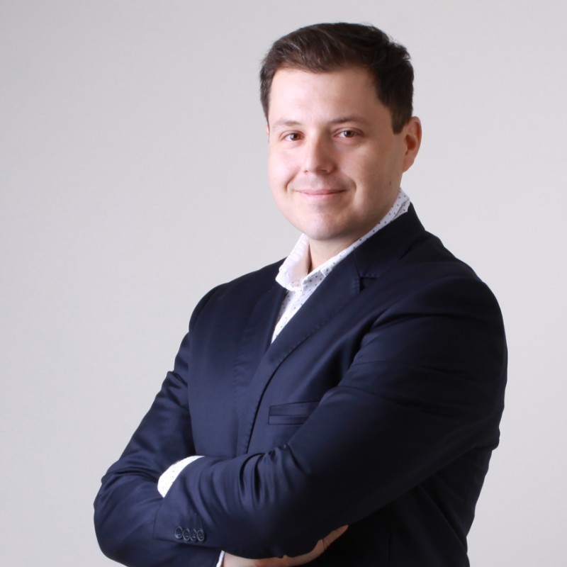 Man in a suit smiling portrait