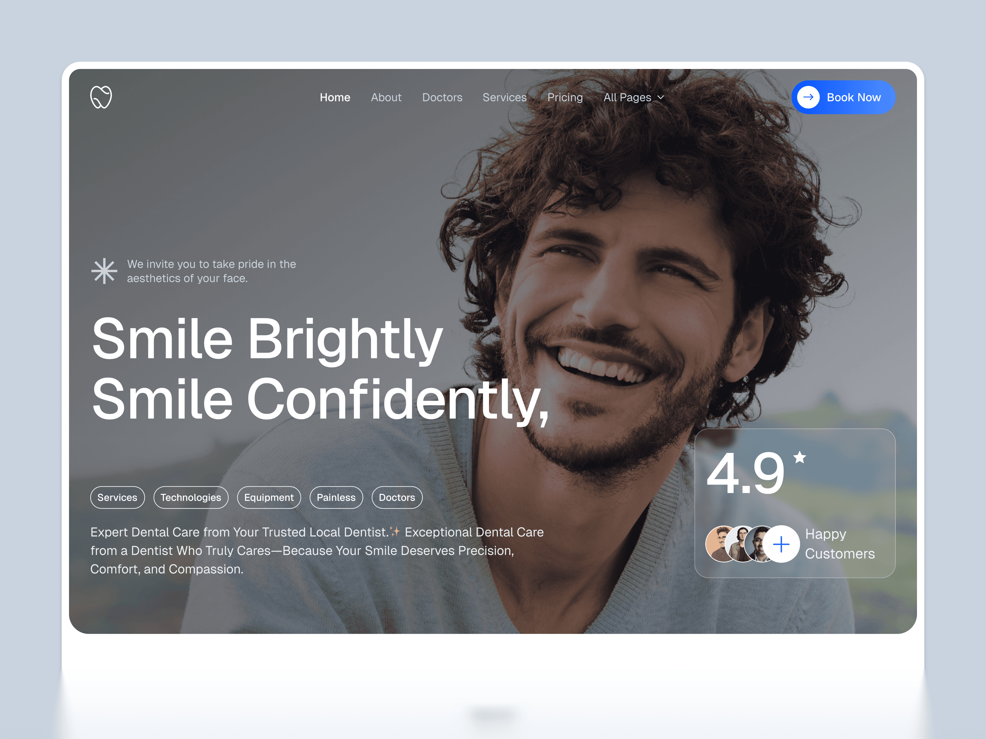 webflow dental template