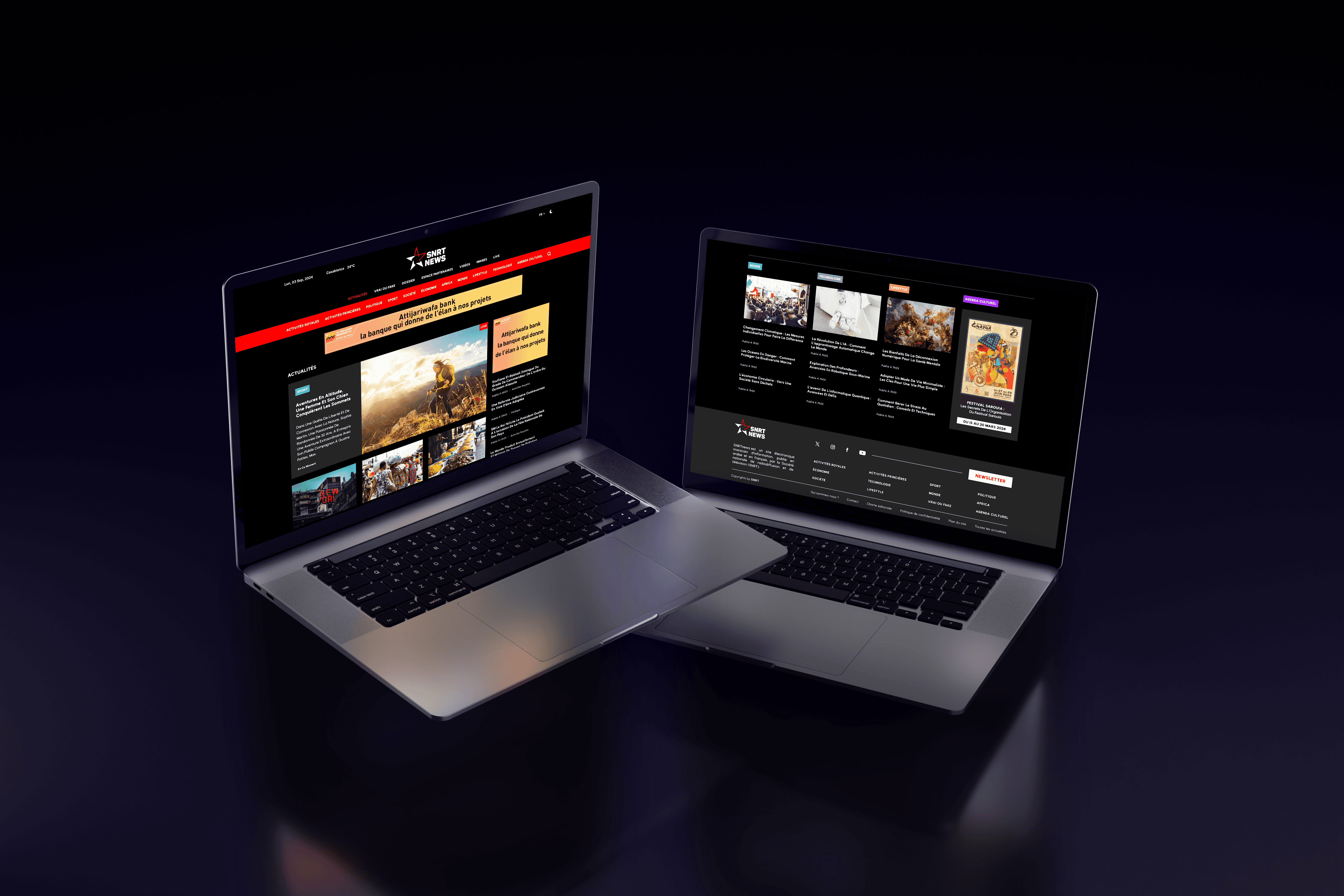Full dark mode support — every page, every component, zero compromise.