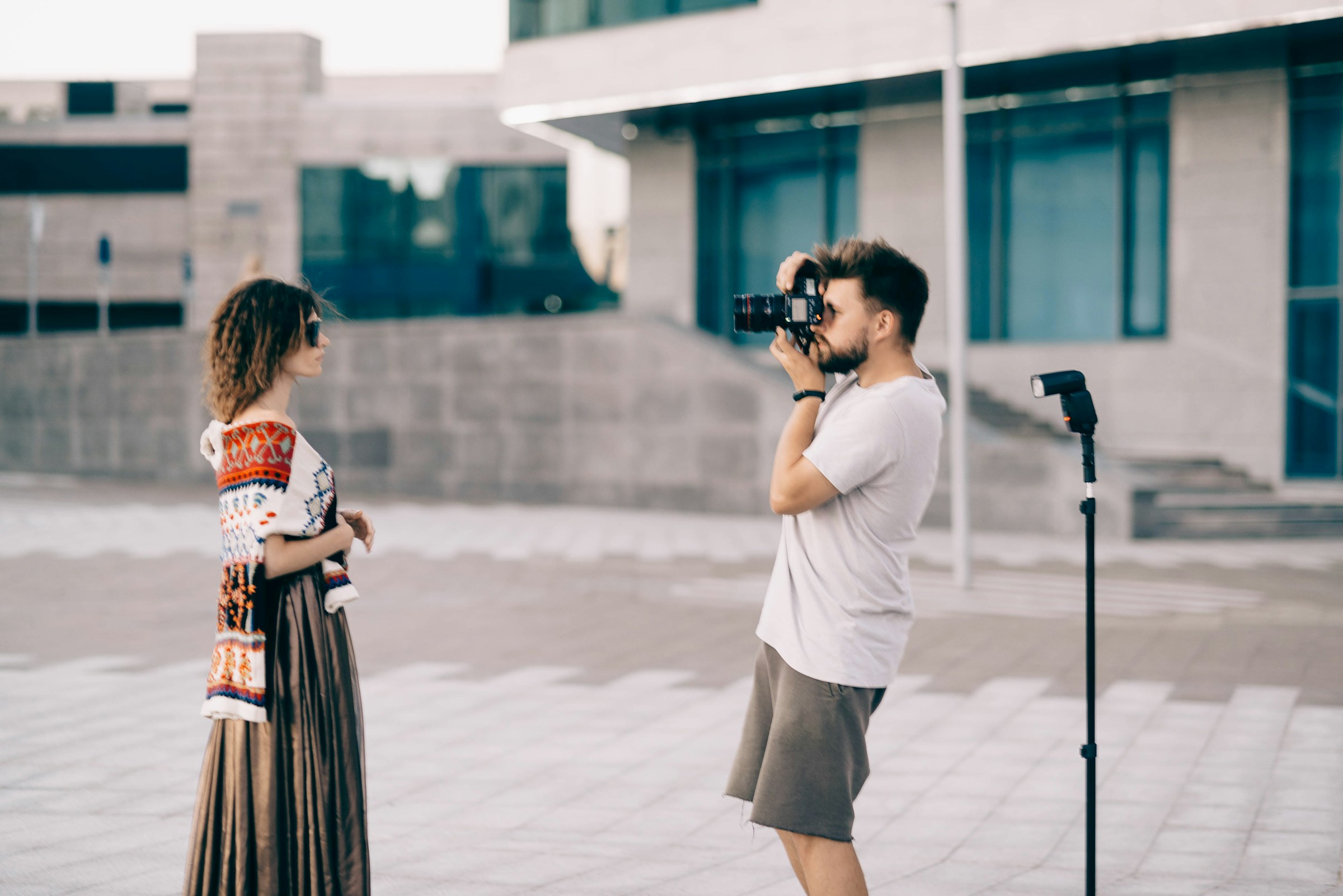 taking a picture of a friend - Types of Fashion Photography