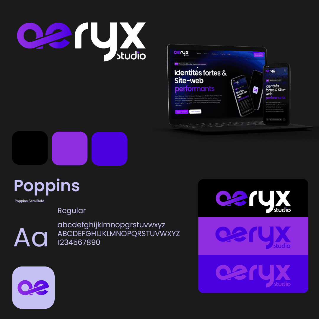 Charte graphique de l'agence.